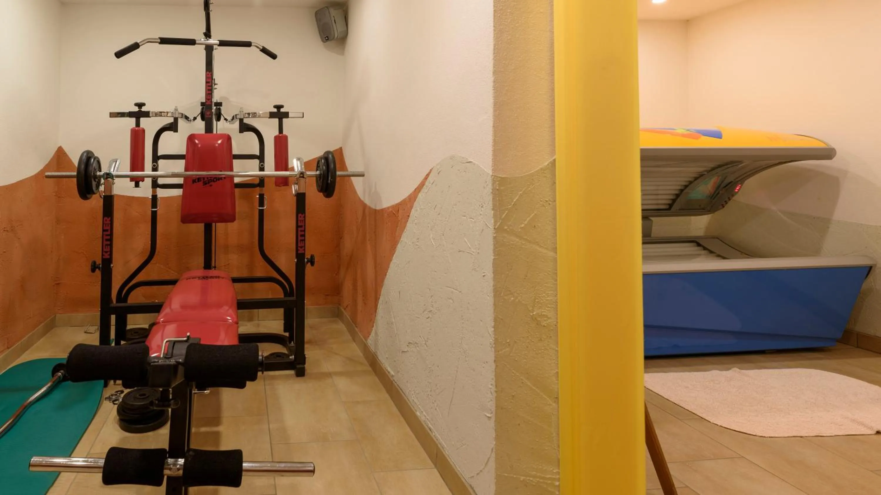 Fitness centre/facilities in Hotel Landhaus Ausswinkl