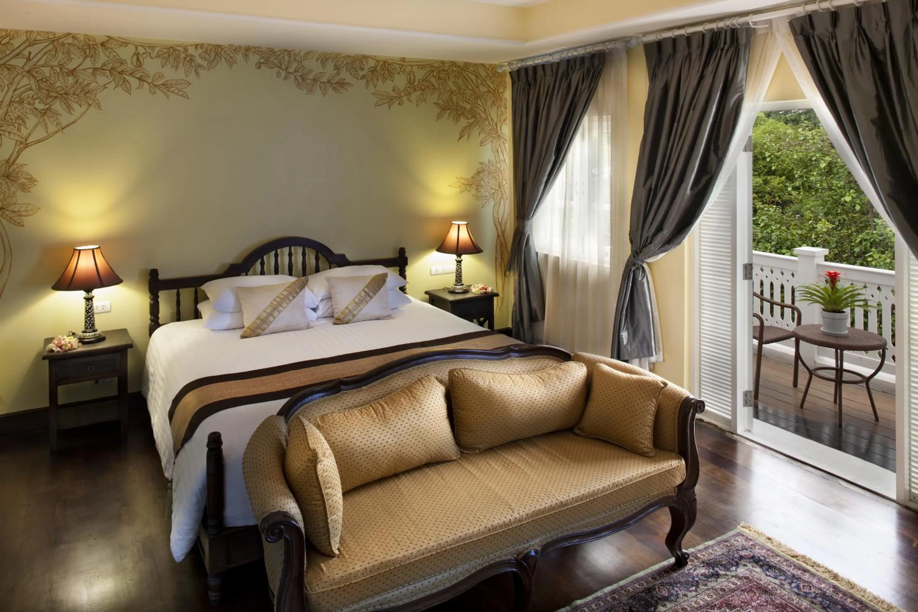 Bed in Ping Nakara Boutique Hotel And Spa