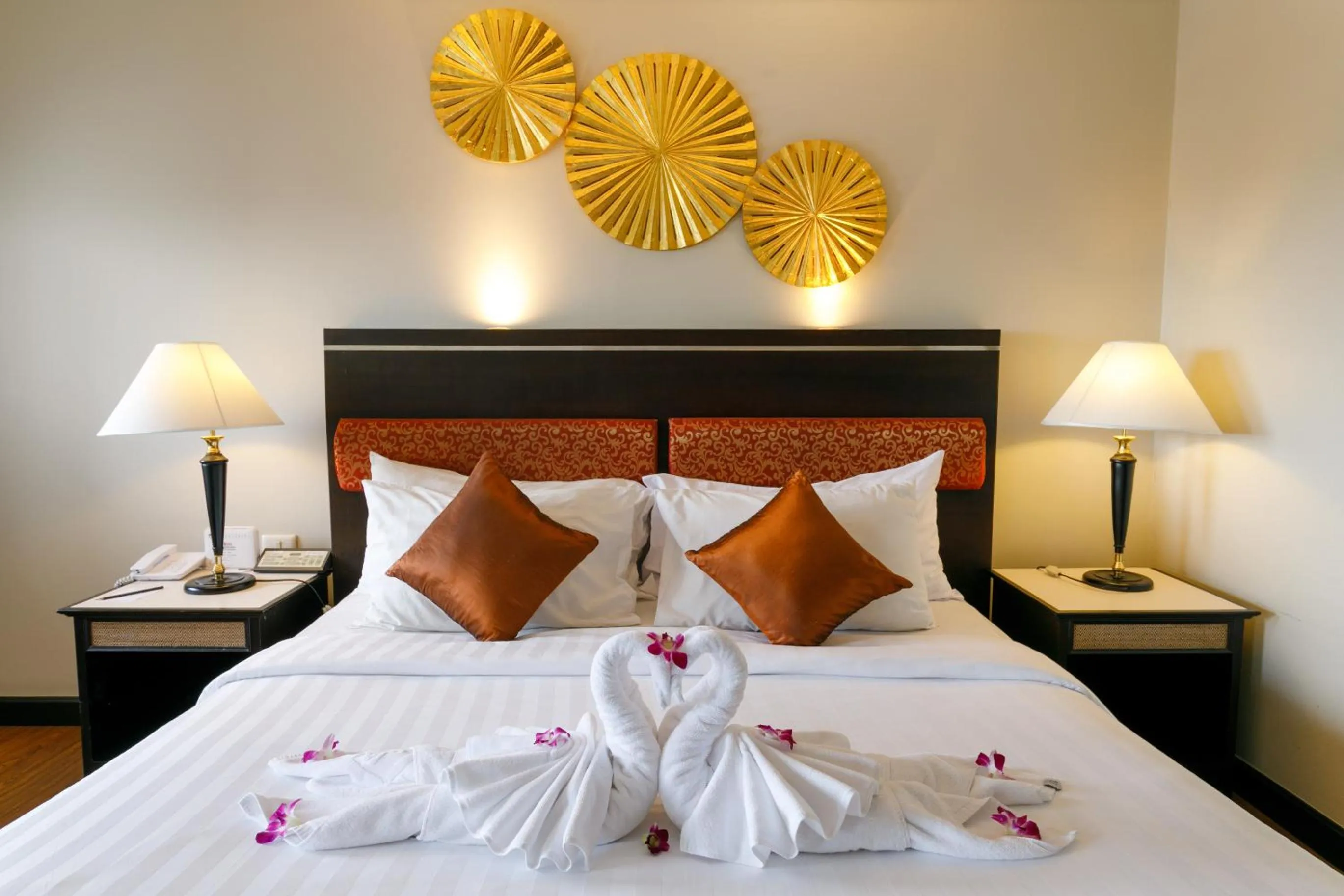 Bed in Amora Thapae Hotel Chiang Mai