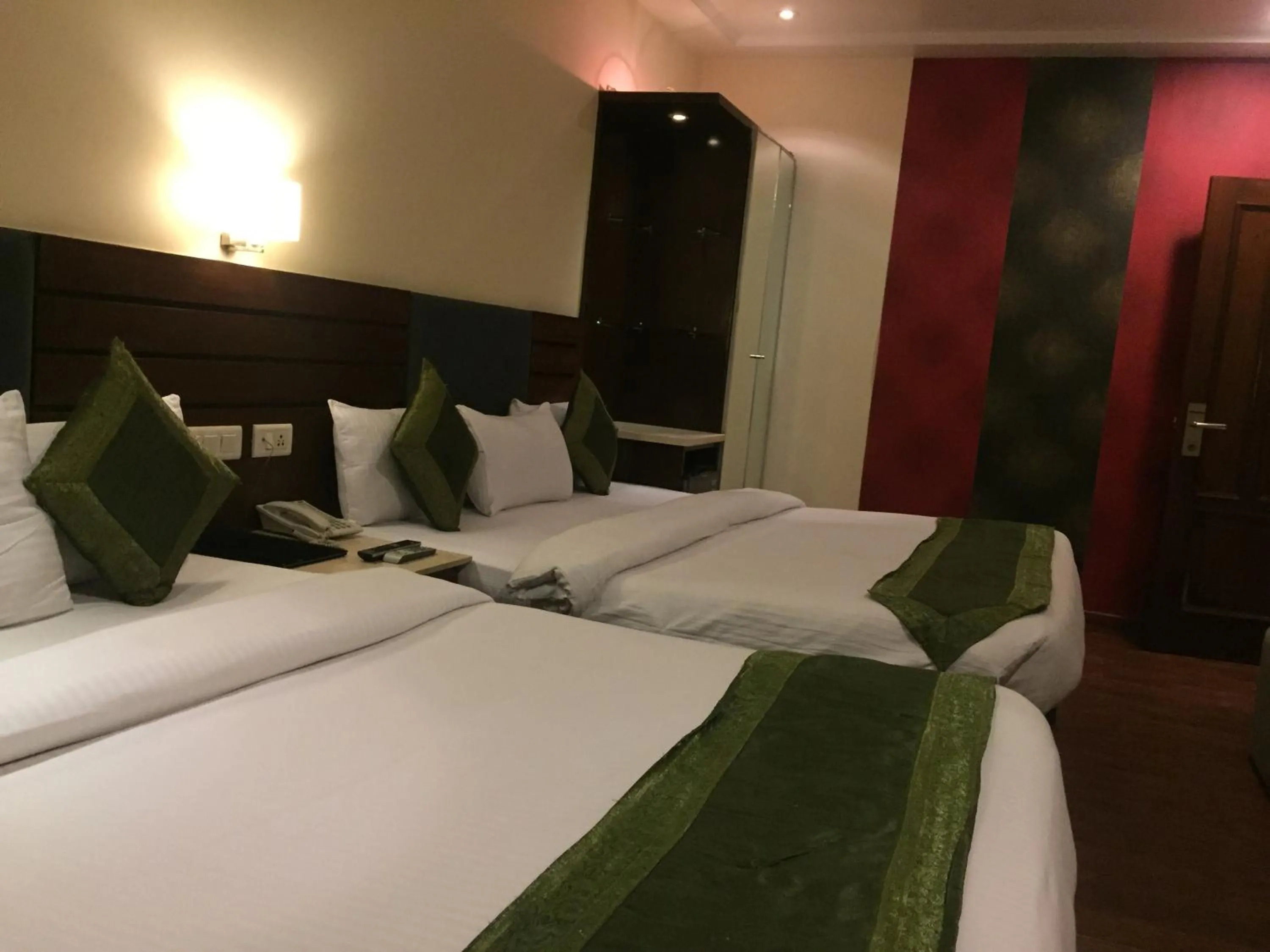 Photo of the whole room, Bed in Hotel Aura Near Connaught Place