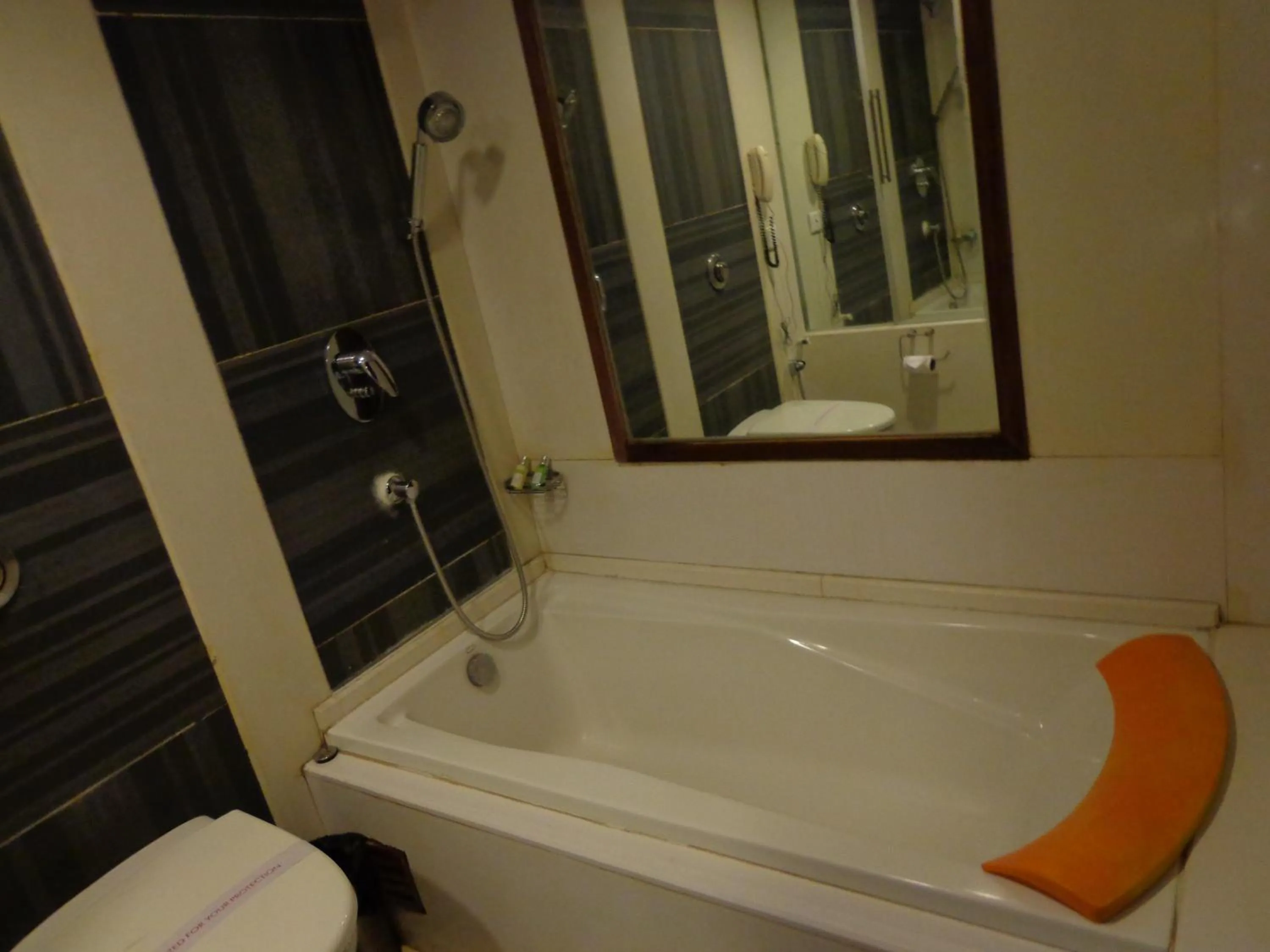 Bathroom in Hotel Aura Near Connaught Place