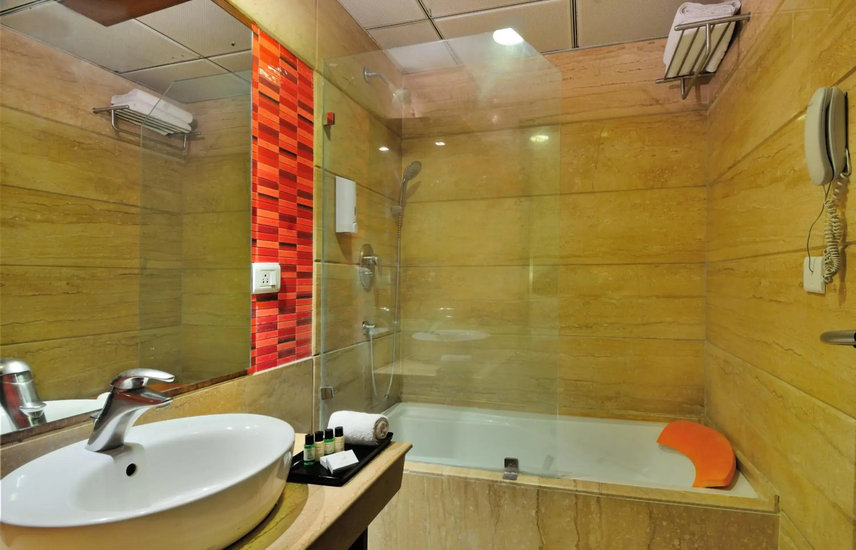 Premium Room with Free Airport Pickup in Hotel Aura - New Delhi Railway Station Premium Room with Free Airport Pickup in Hotel Aura - New Delhi Railway Station