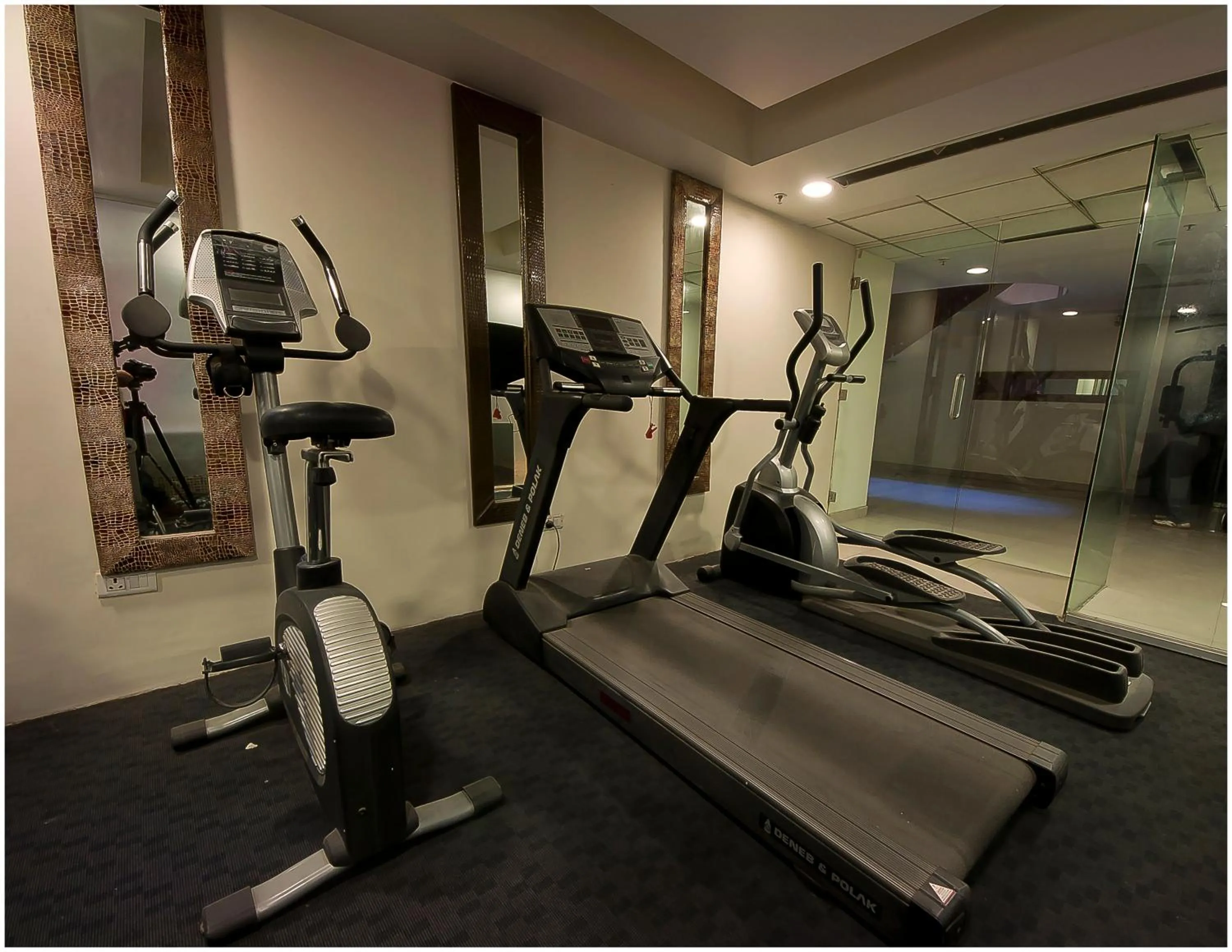 Fitness centre/facilities in Hotel Aura Near Connaught Place
