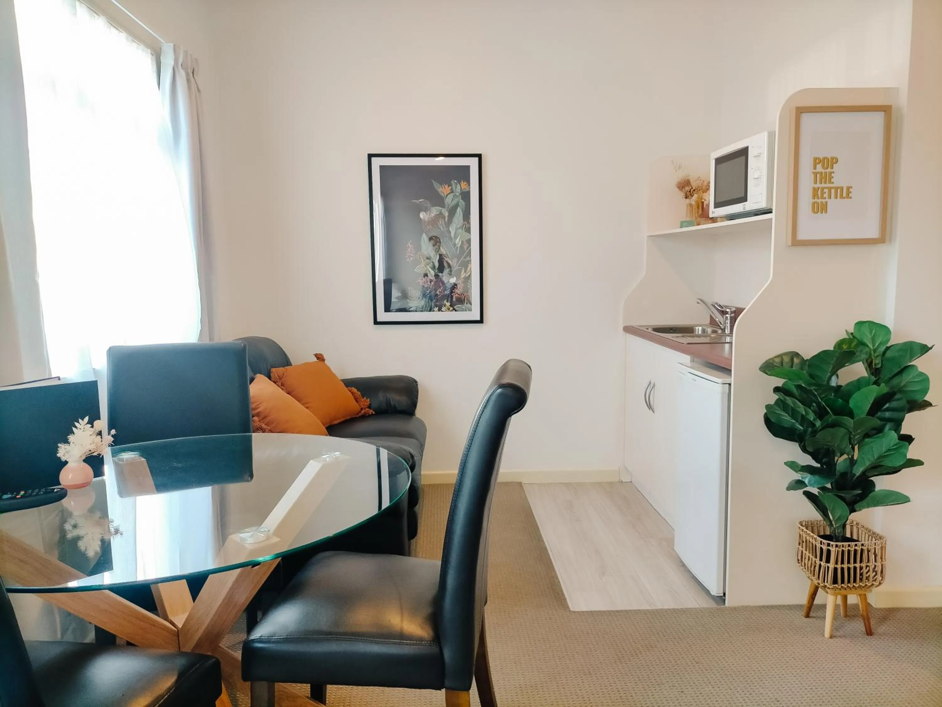 Kitchen or kitchenette in Boutique Motel