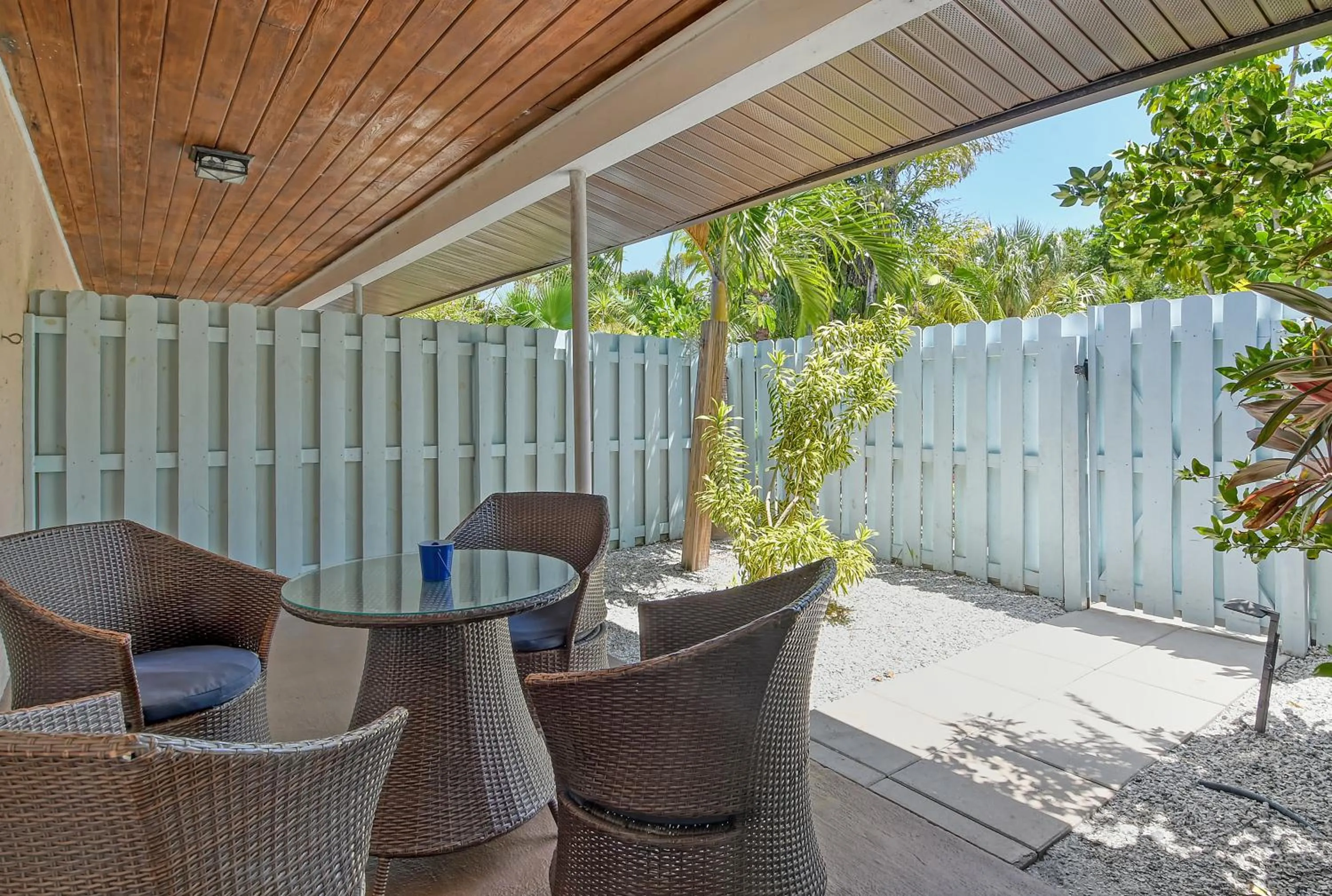 Patio in Siesta Key Palms Resort