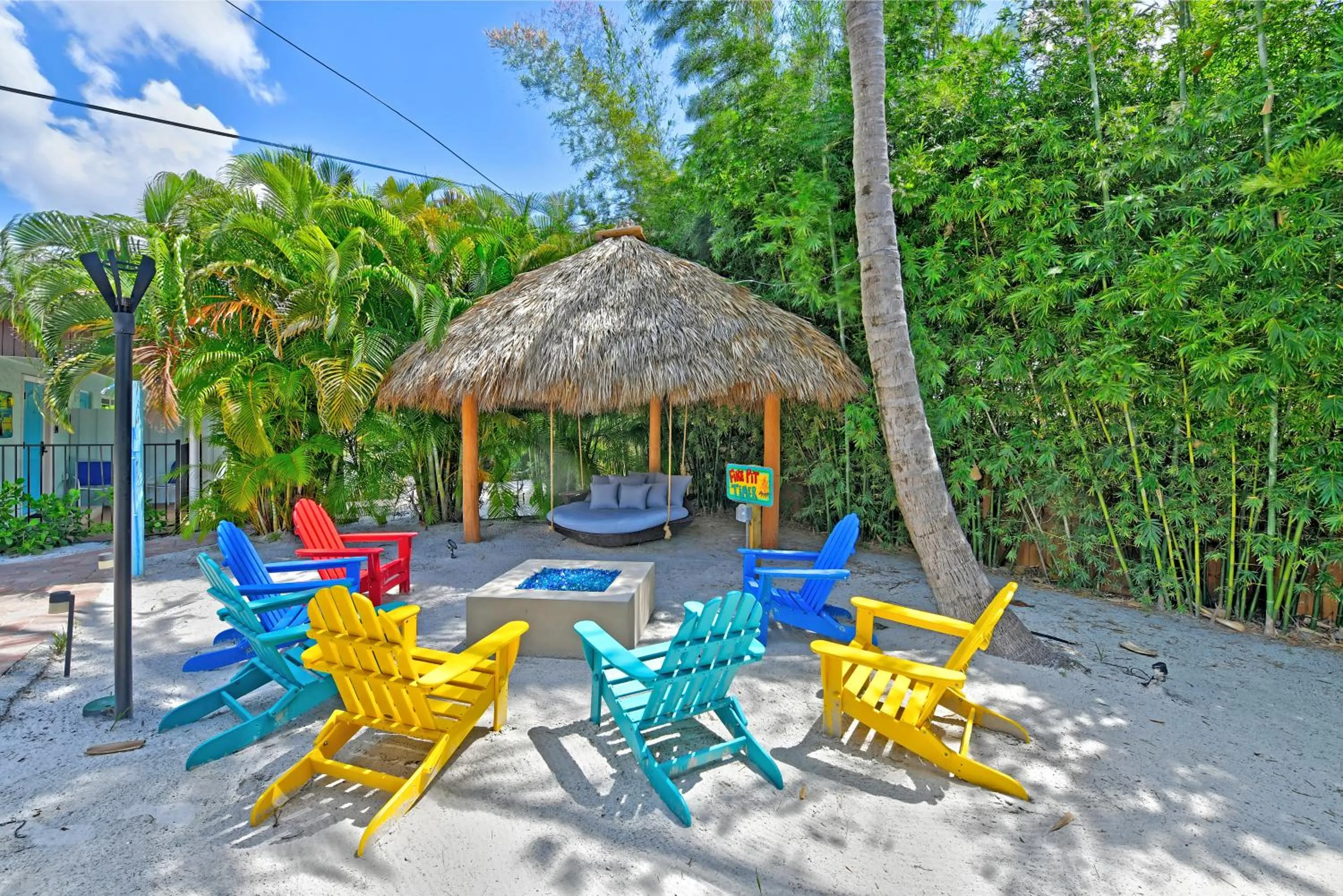 flat iron in Siesta Key Palms Resort