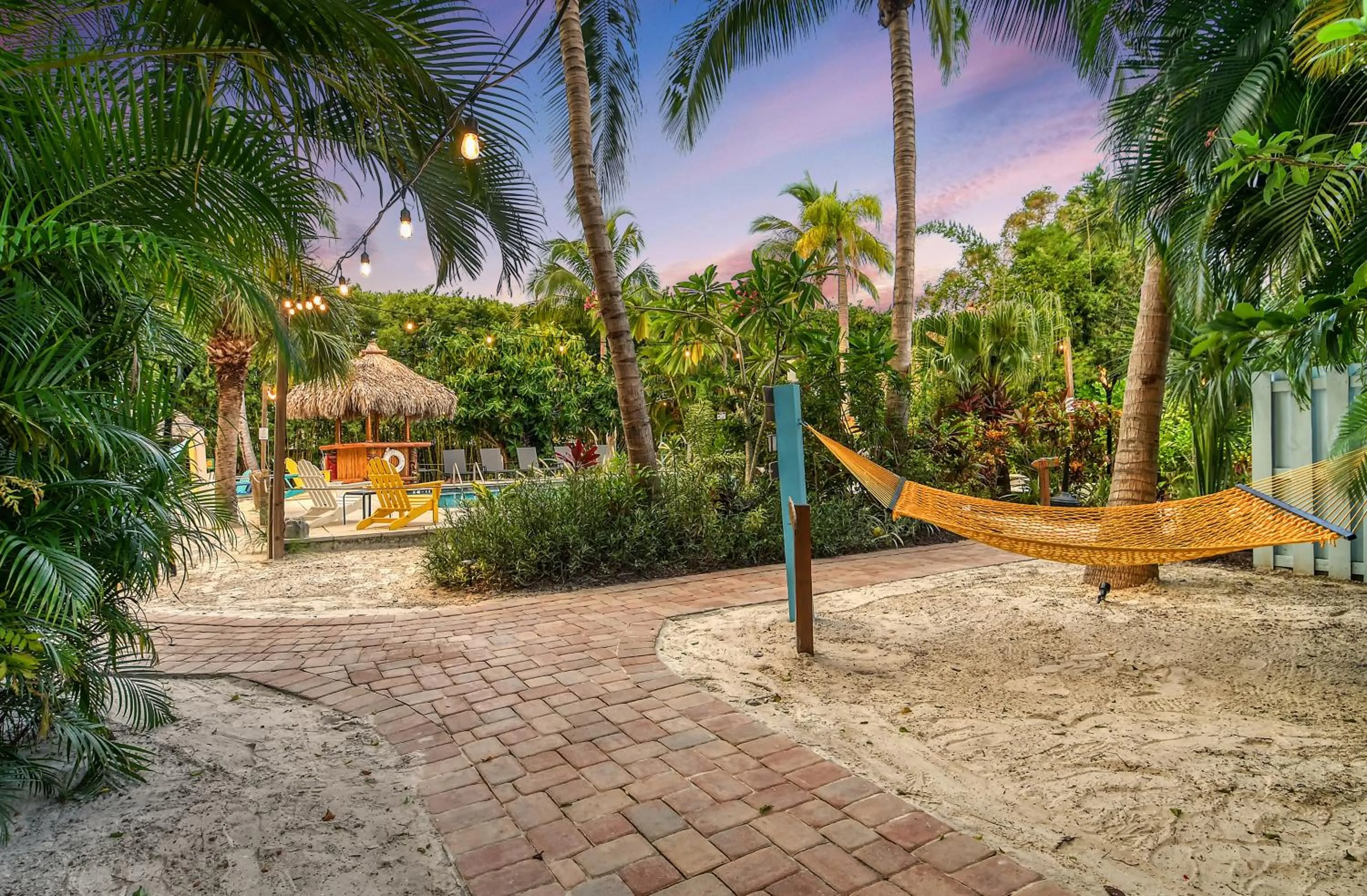 Natural landscape in Siesta Key Palms Resort