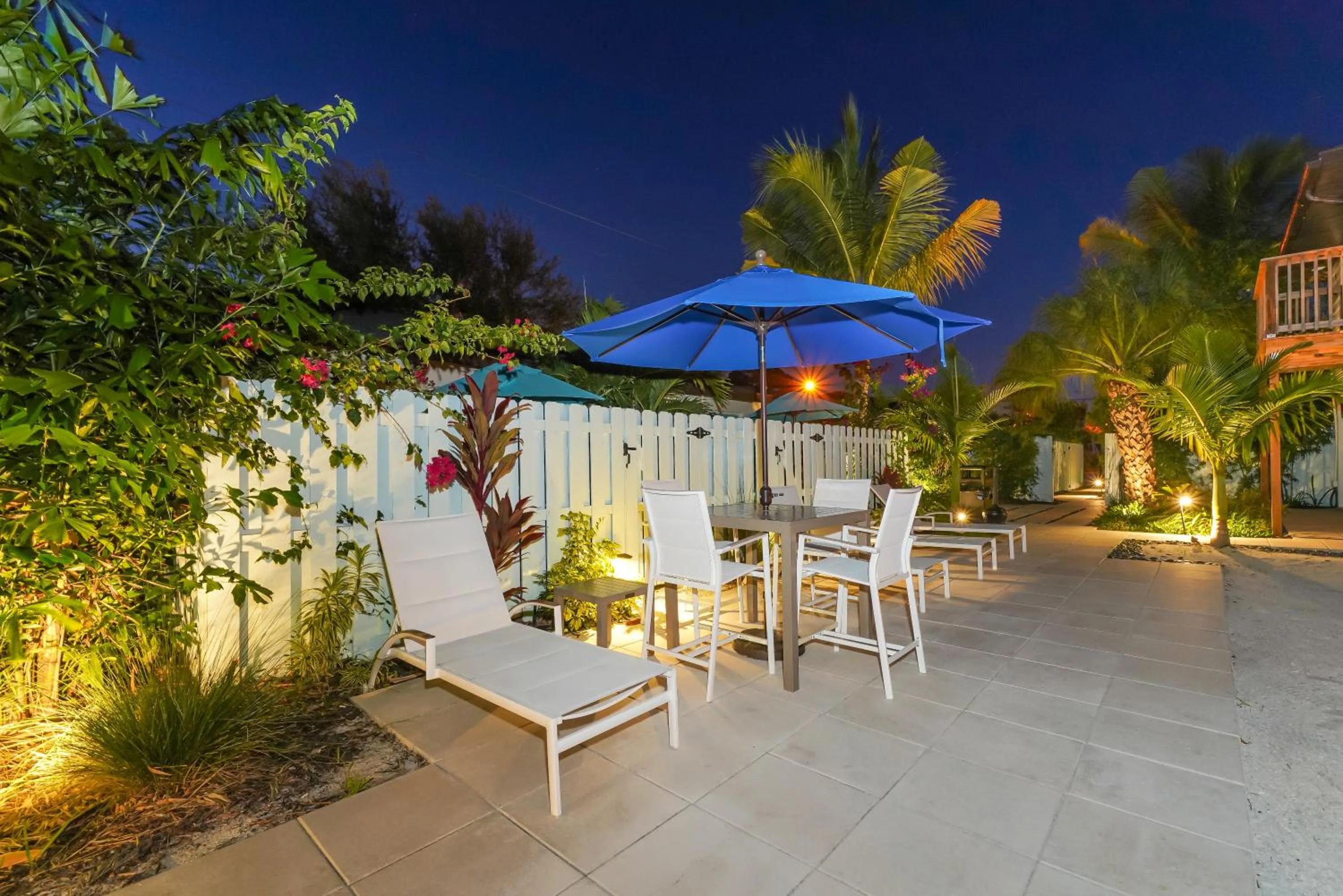 Patio in Siesta Key Palms Resort