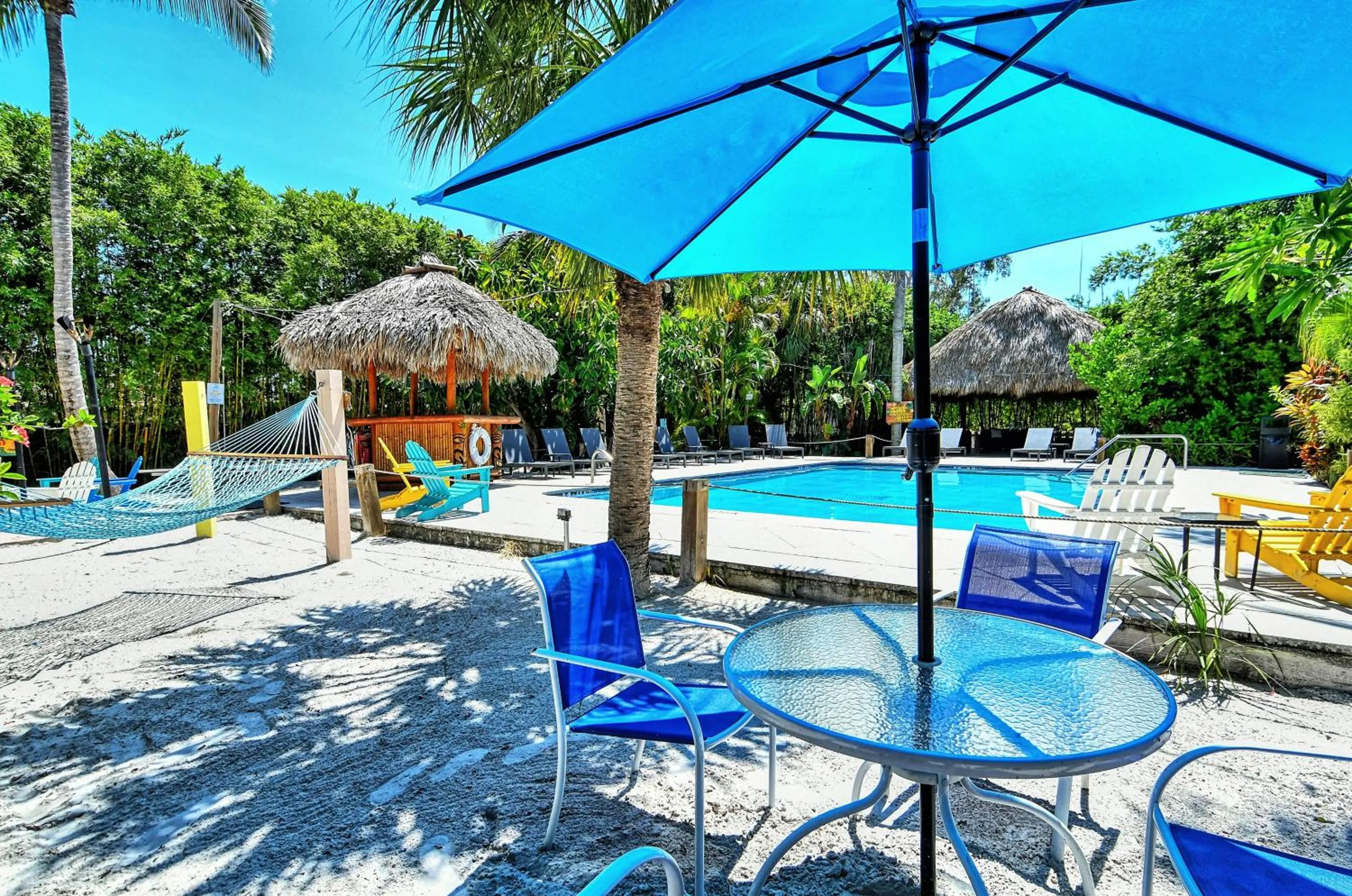 Patio in Siesta Key Palms Resort