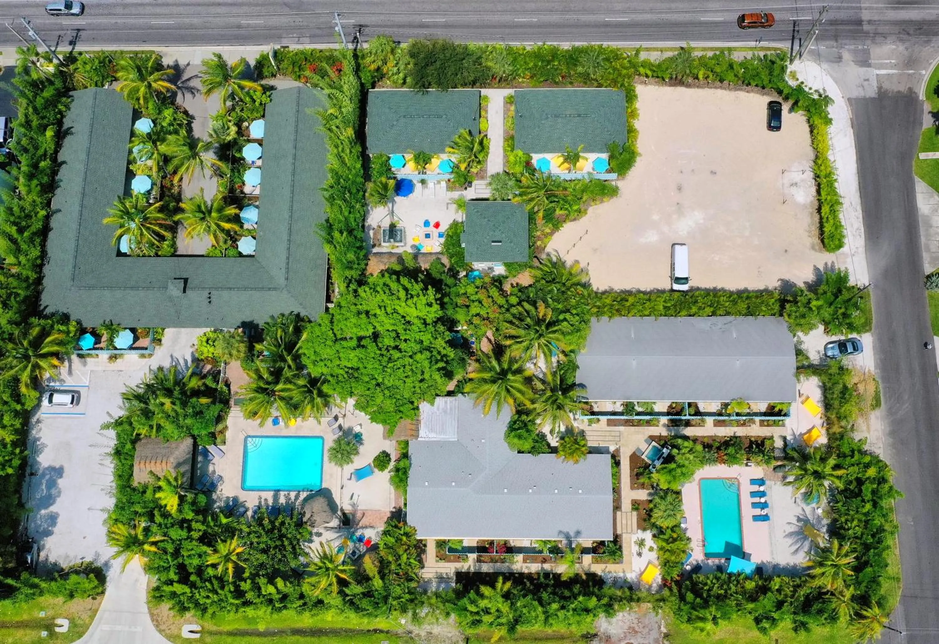 Bird's eye view in Siesta Key Palms Resort