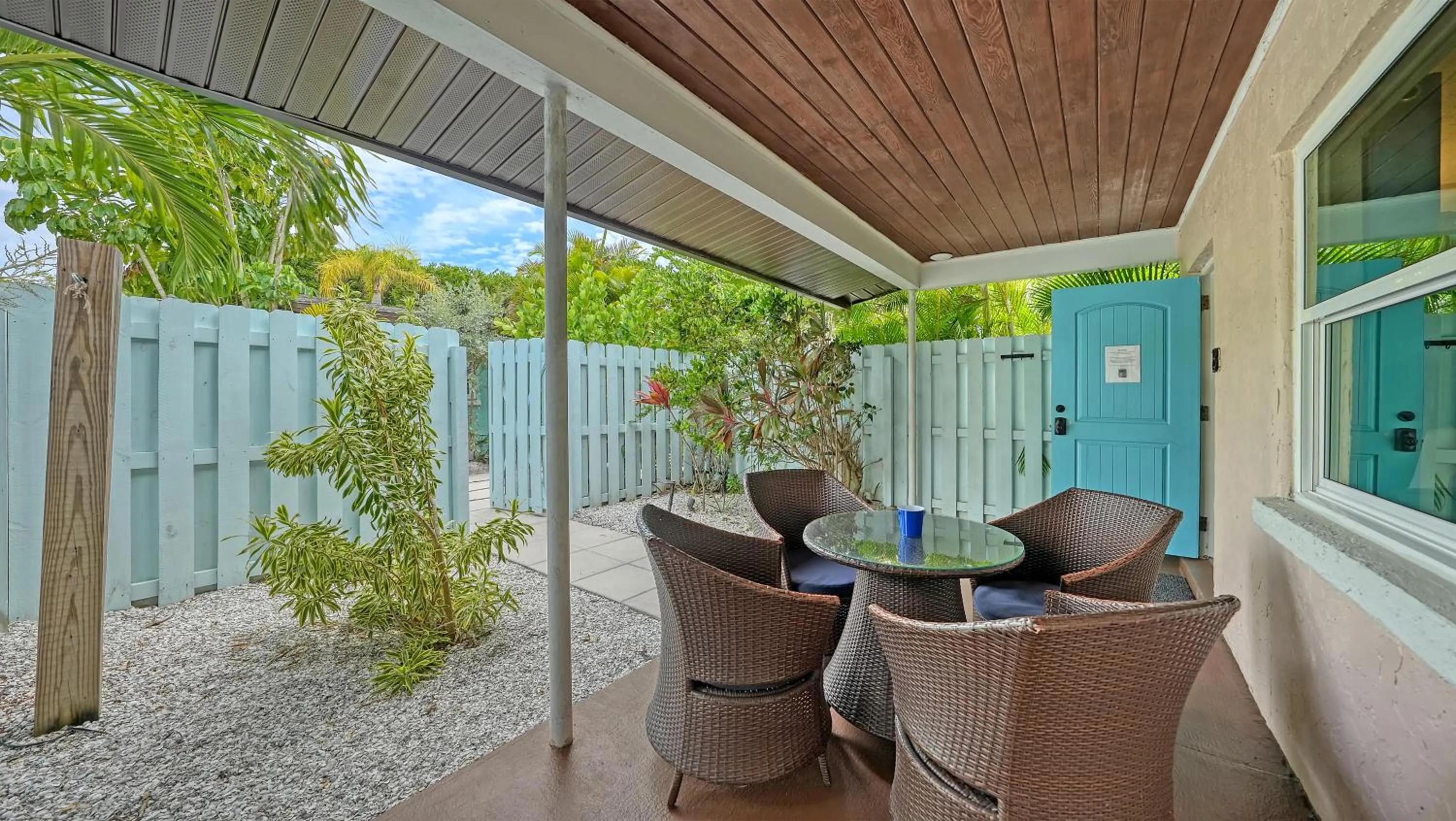 Patio in Siesta Key Palms Resort
