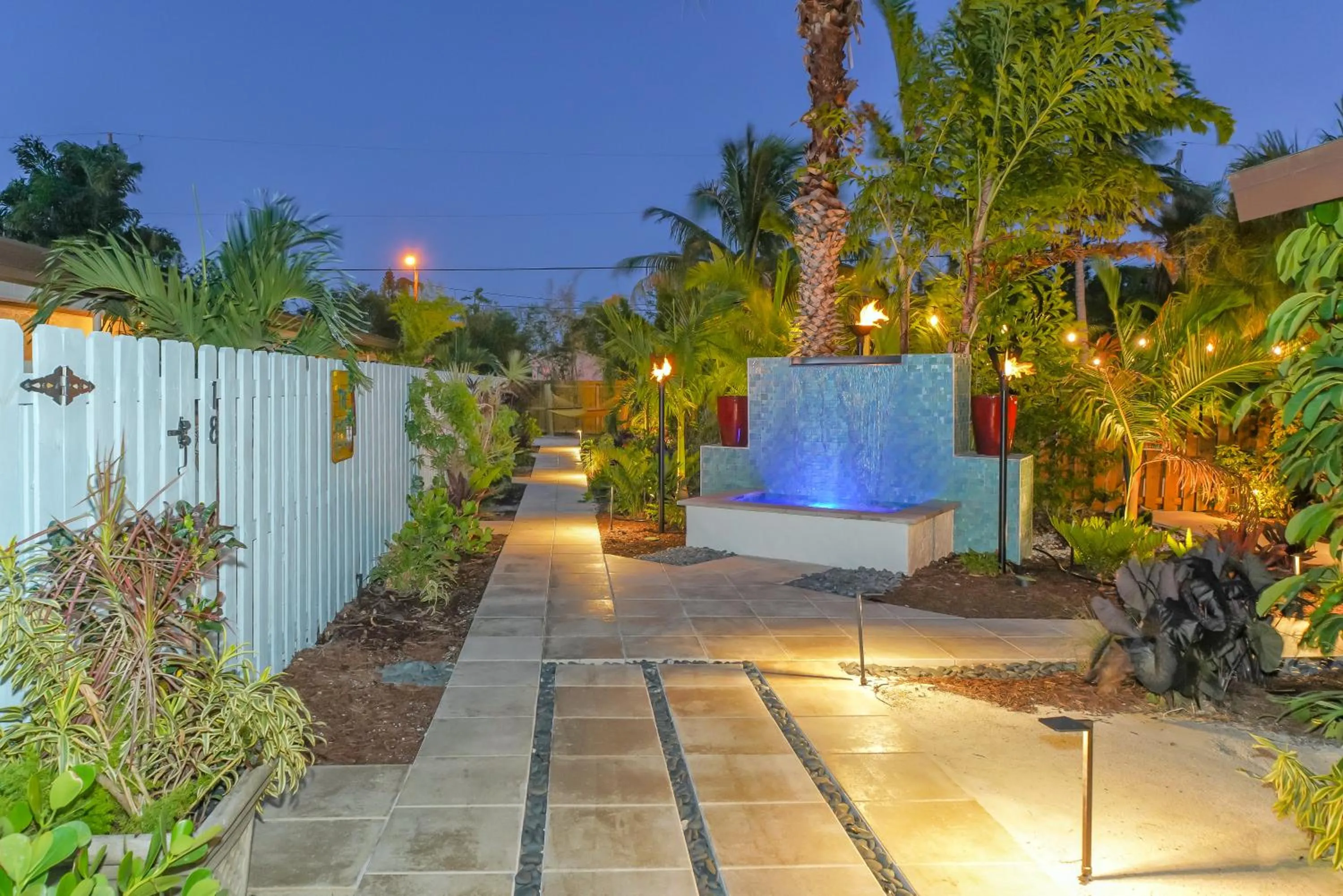 Night in Siesta Key Palms Resort