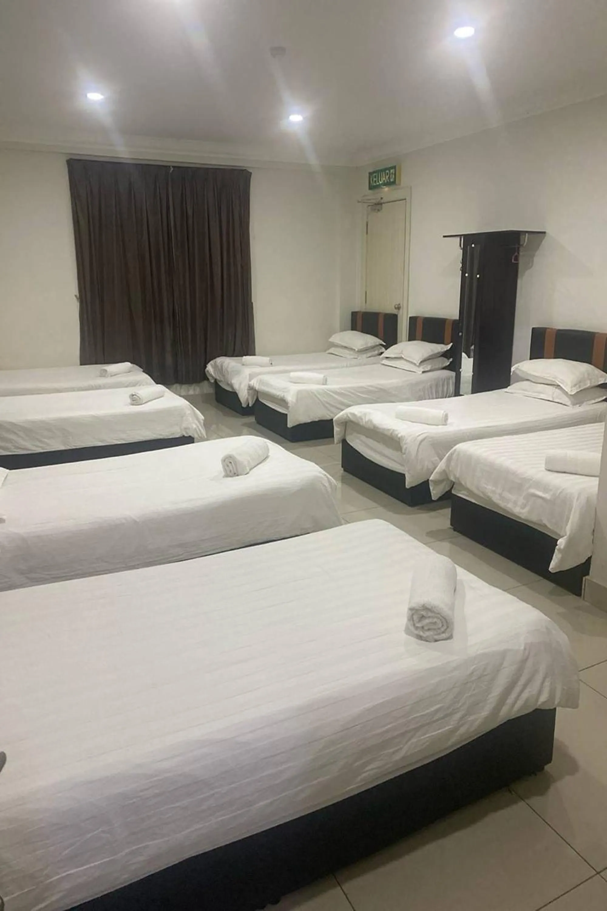 Bed in Hotel Mutiara KGMMB Melaka
