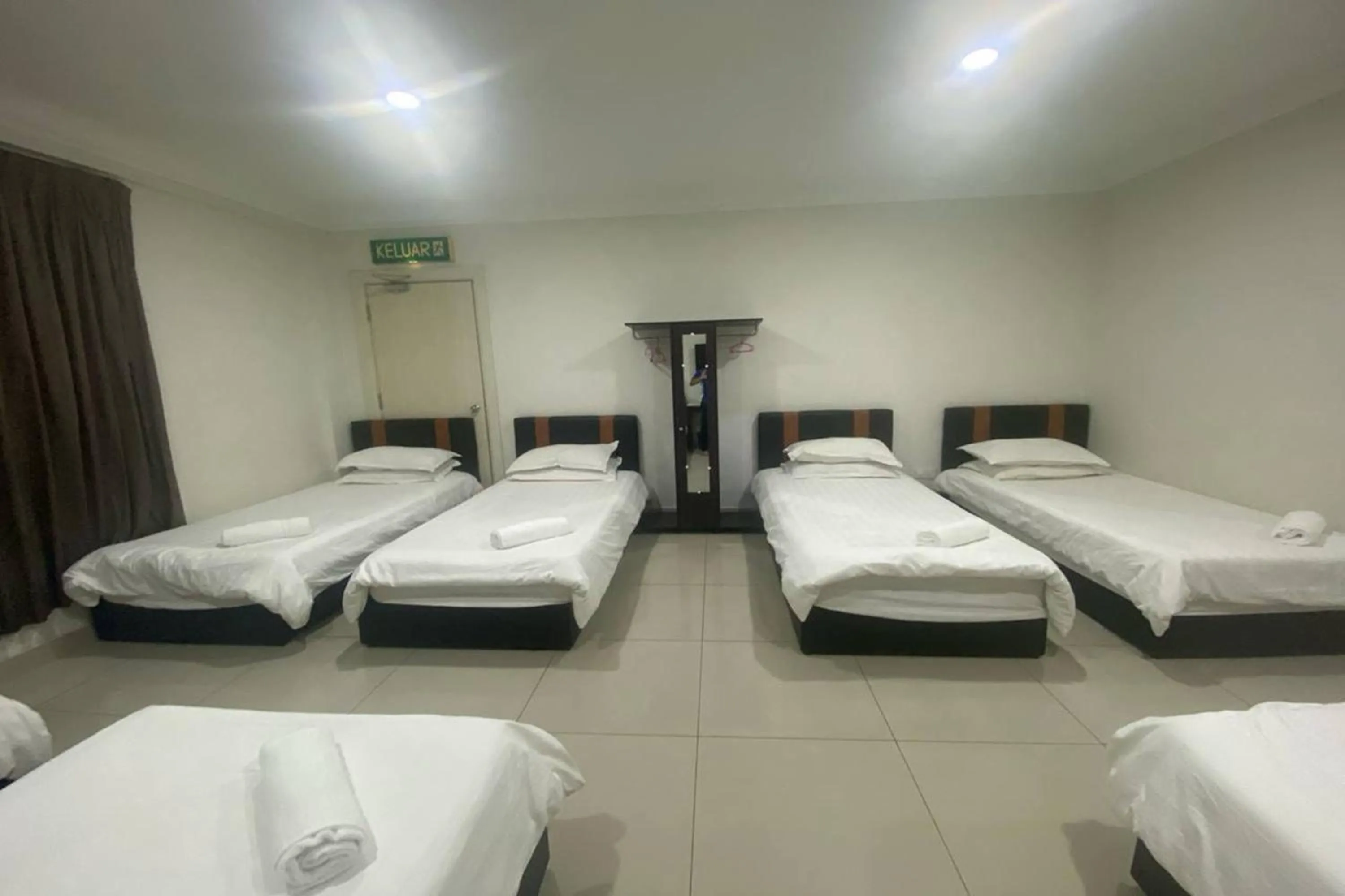 Bed in Hotel Mutiara KGMMB Melaka