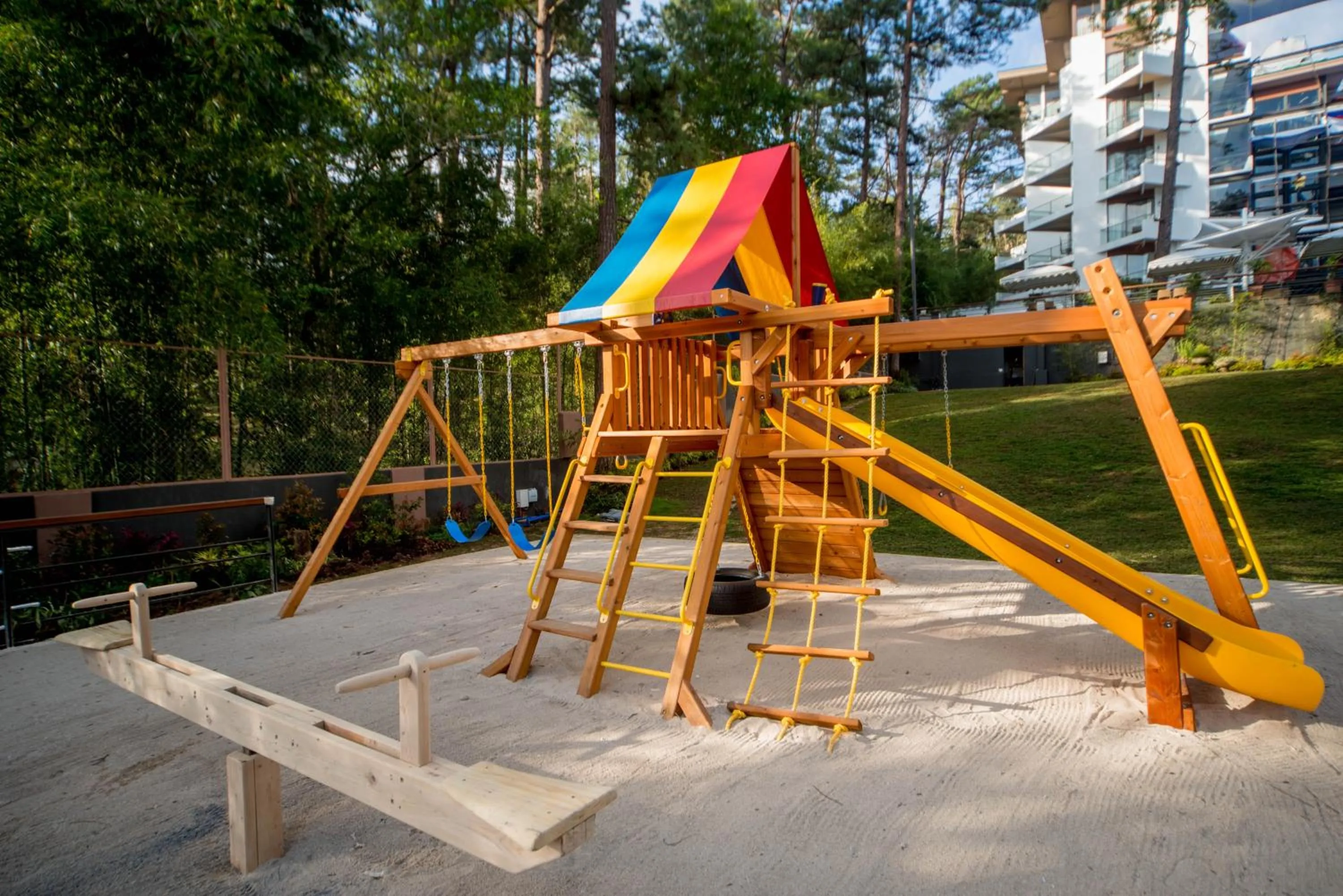 Children play ground in Grand Sierra Pines Baguio