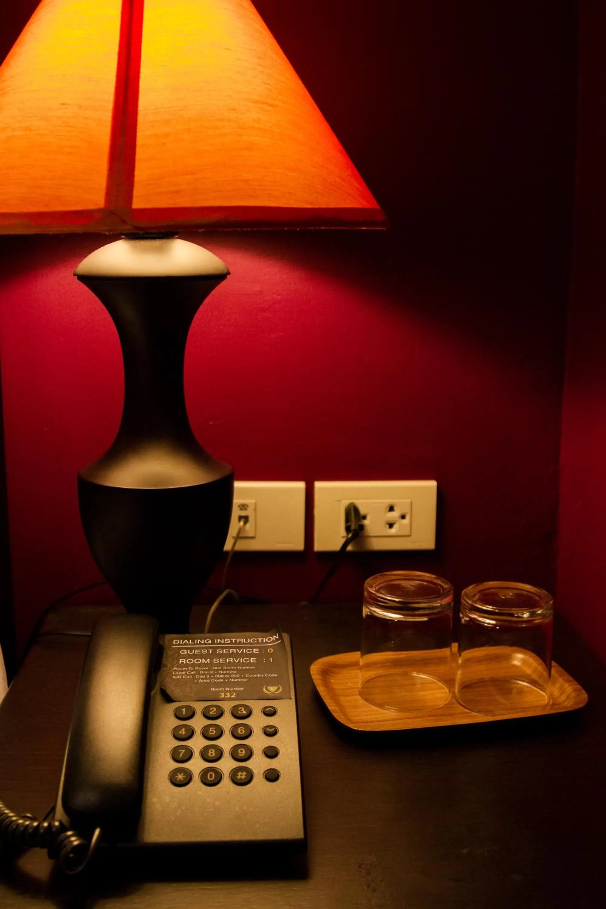 Bedroom in Violet Tower at Khaosan Palace