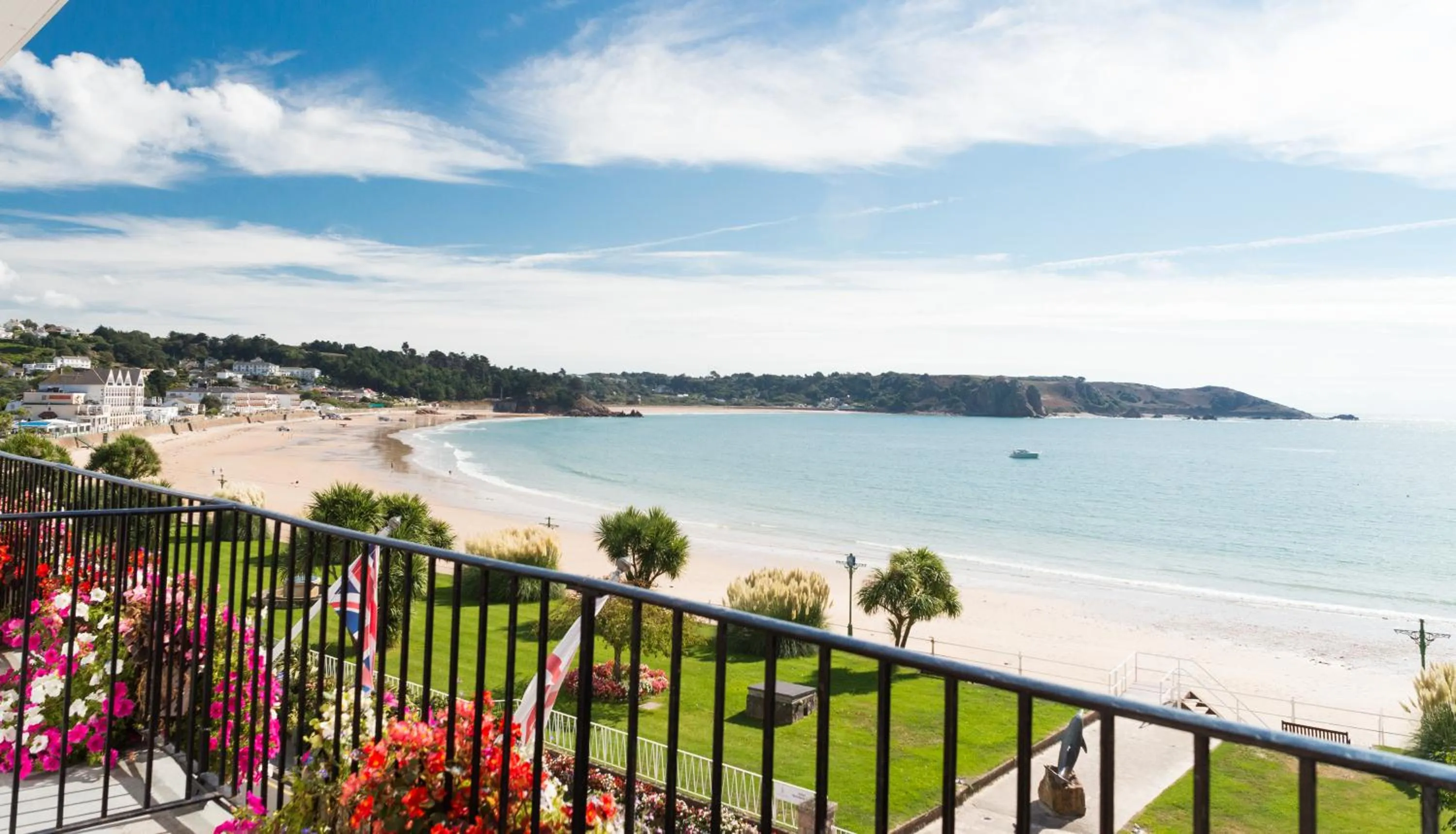 Sea view in St Brelade's Bay Hotel