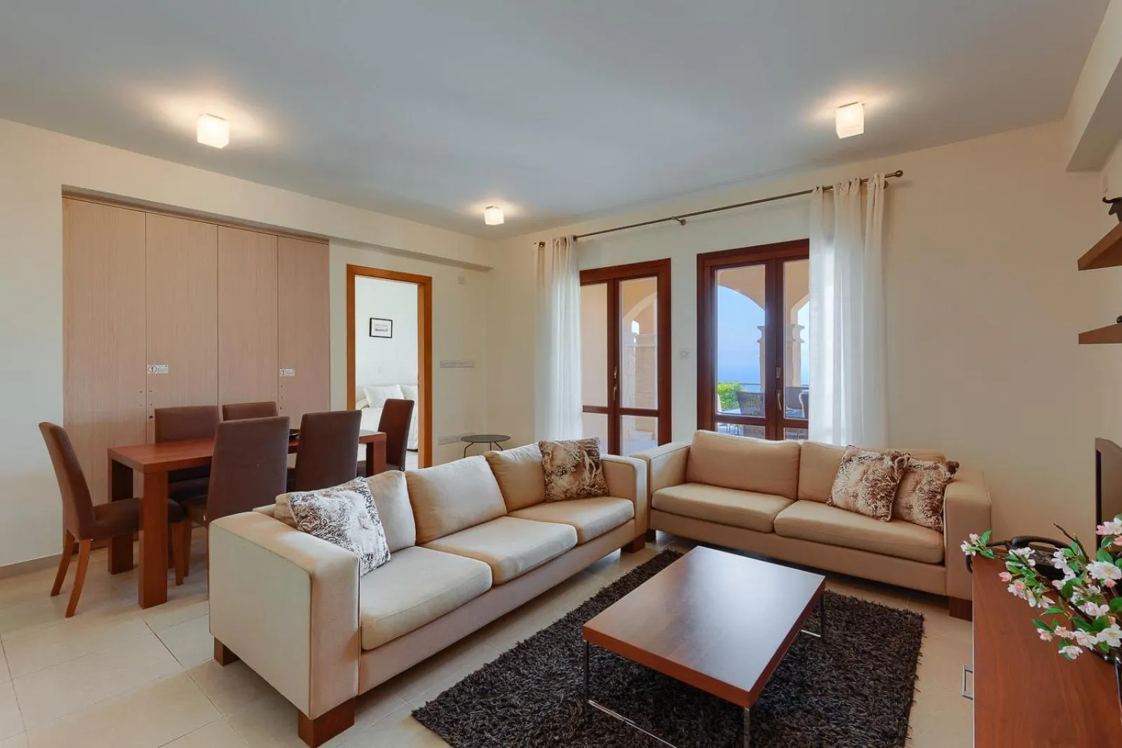 Living room in Aphrodite Hills Rentals - Apartments