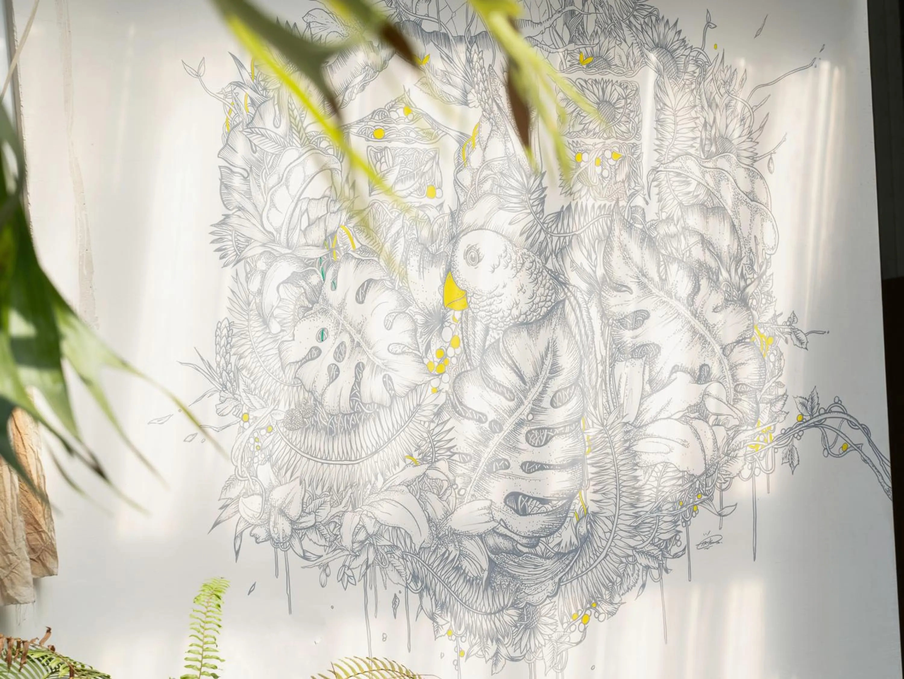 Decorative detail in 365.Hostel