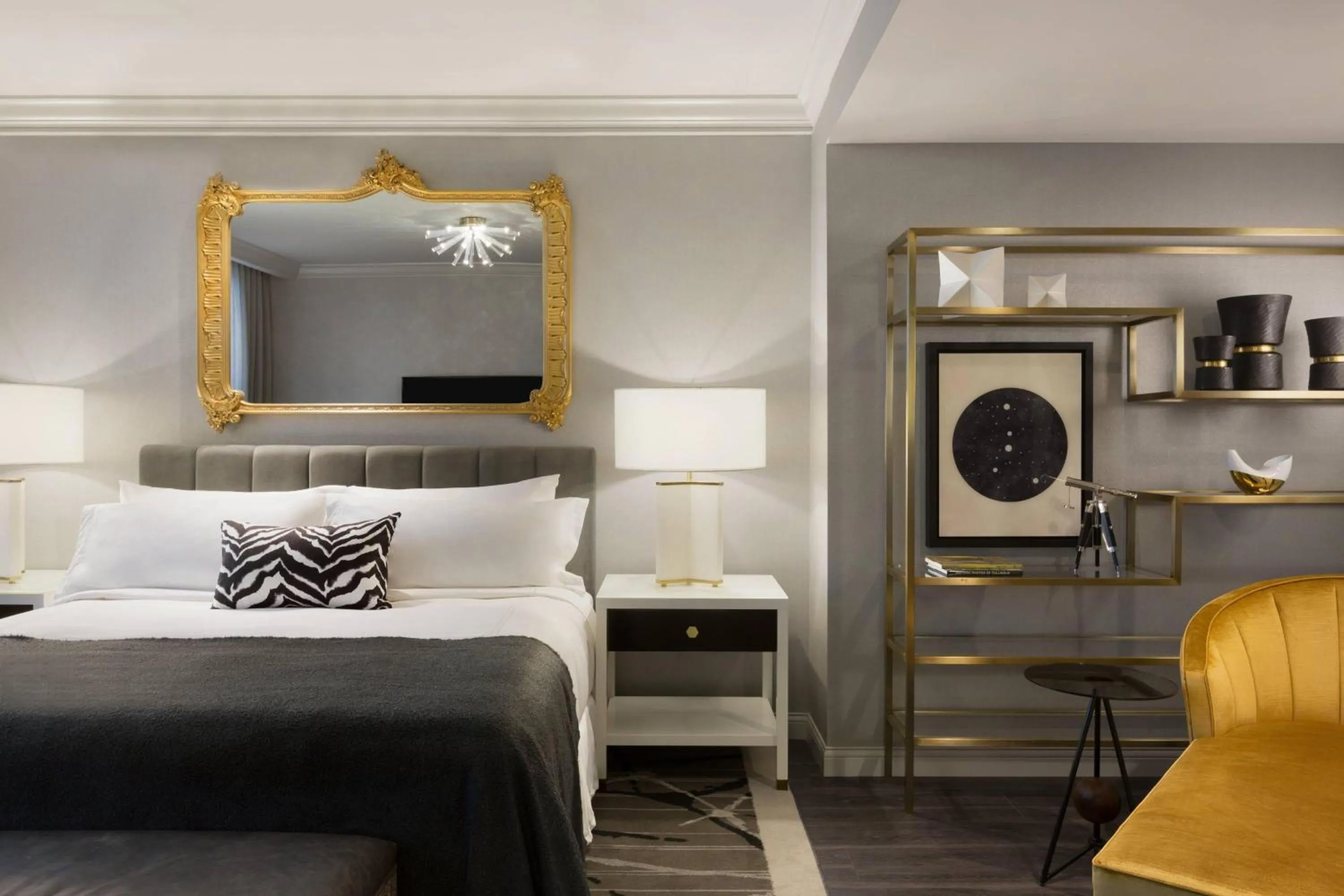 Photo of the whole room, Bed in Hotel LeVeque, Autograph Collection