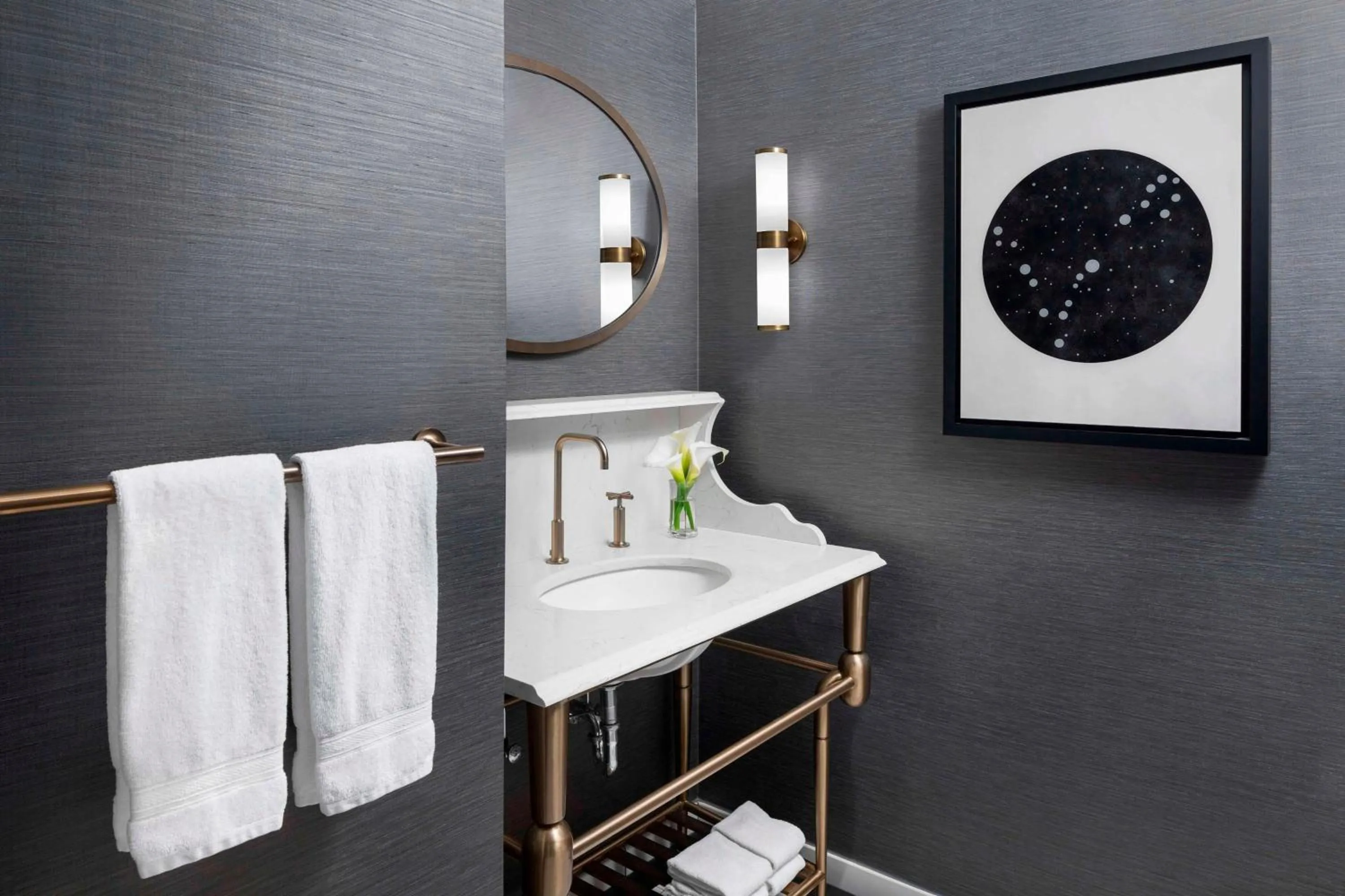 Bathroom in Hotel LeVeque, Autograph Collection