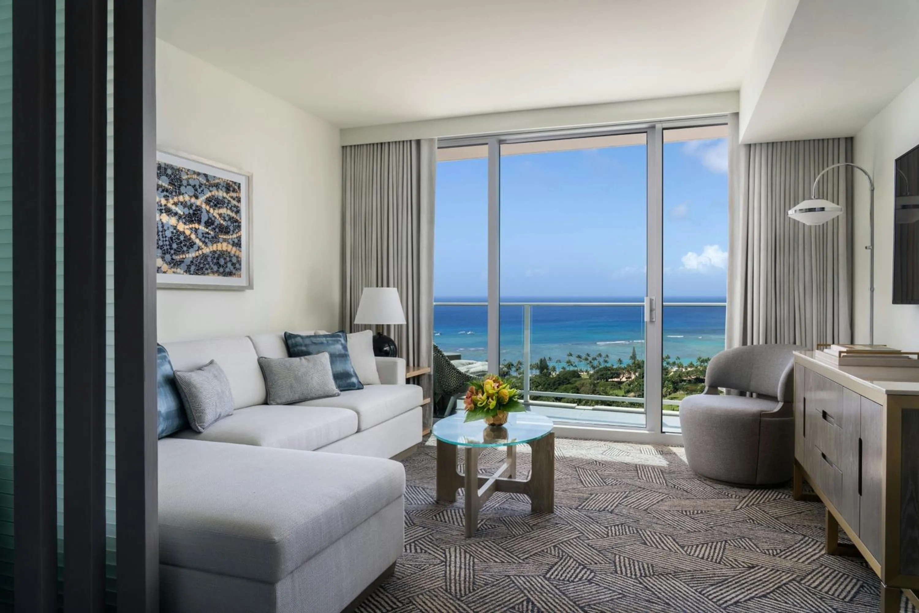 Photo of the whole room, Bed in The Ritz-Carlton Residences, Waikiki Beach Hotel