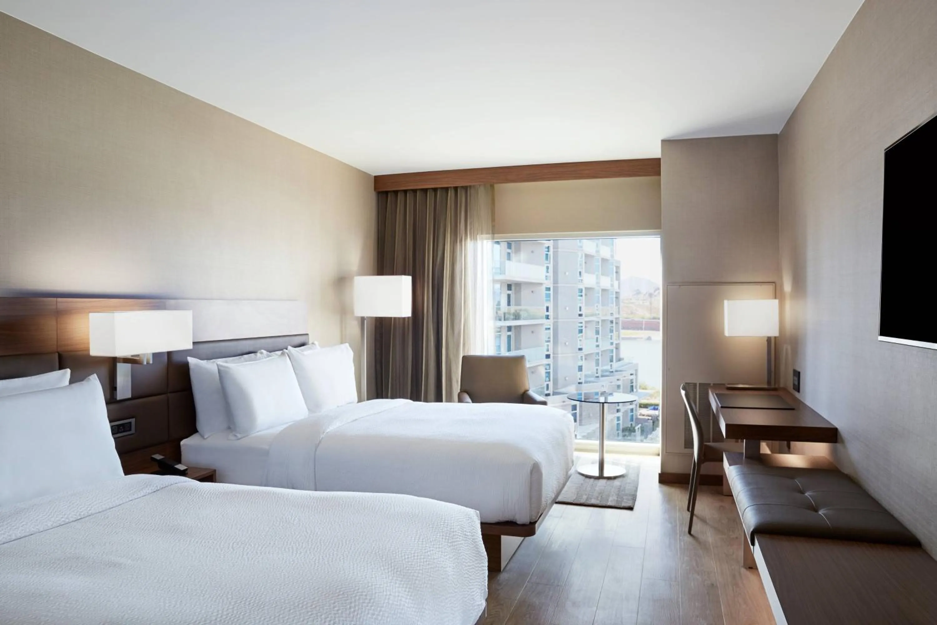 Photo of the whole room, Bed in AC Hotel by Marriott Phoenix Tempe/Downtown