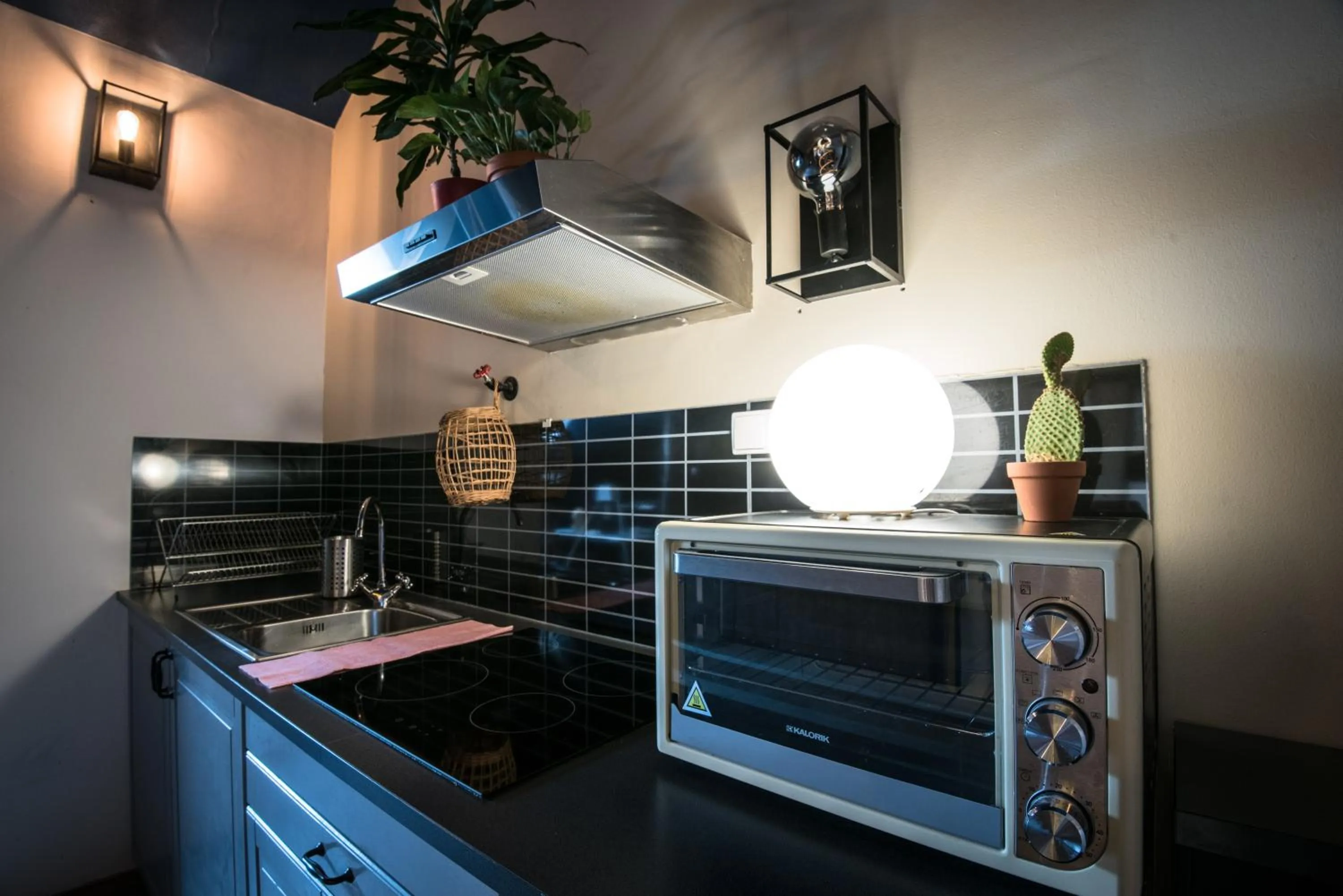 Communal kitchen in Brix Hostel