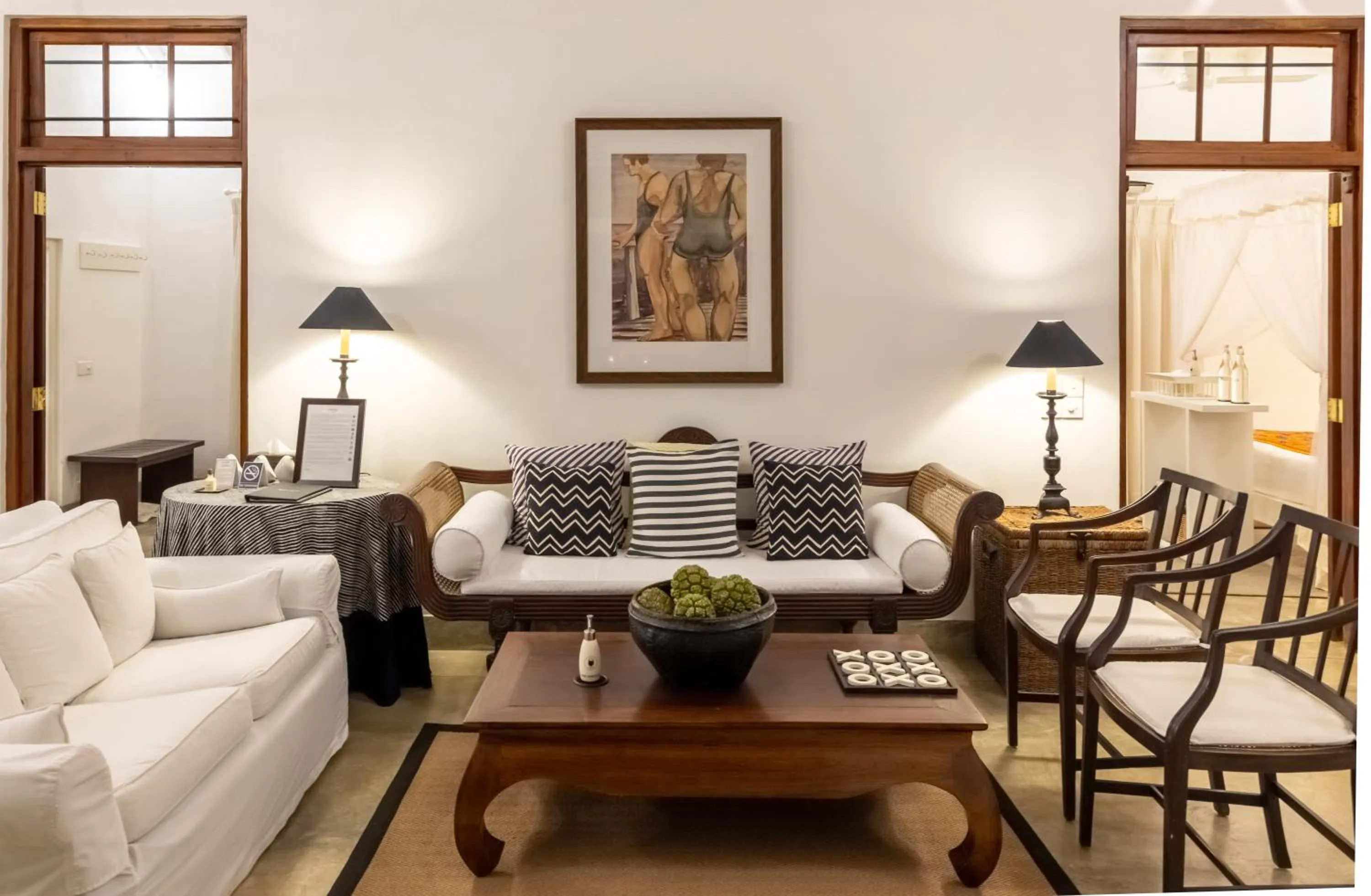 Seating area in Taru Villas Mawella - Tangalle