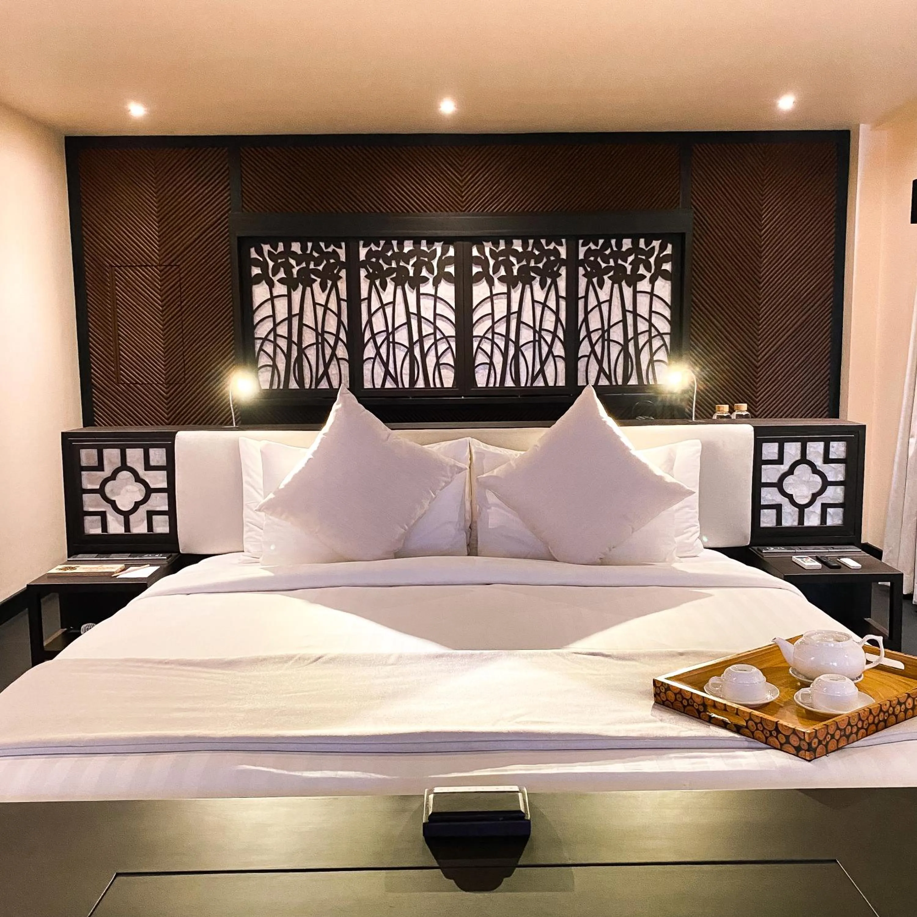 Bed in Cauayan Island Resort and Spa