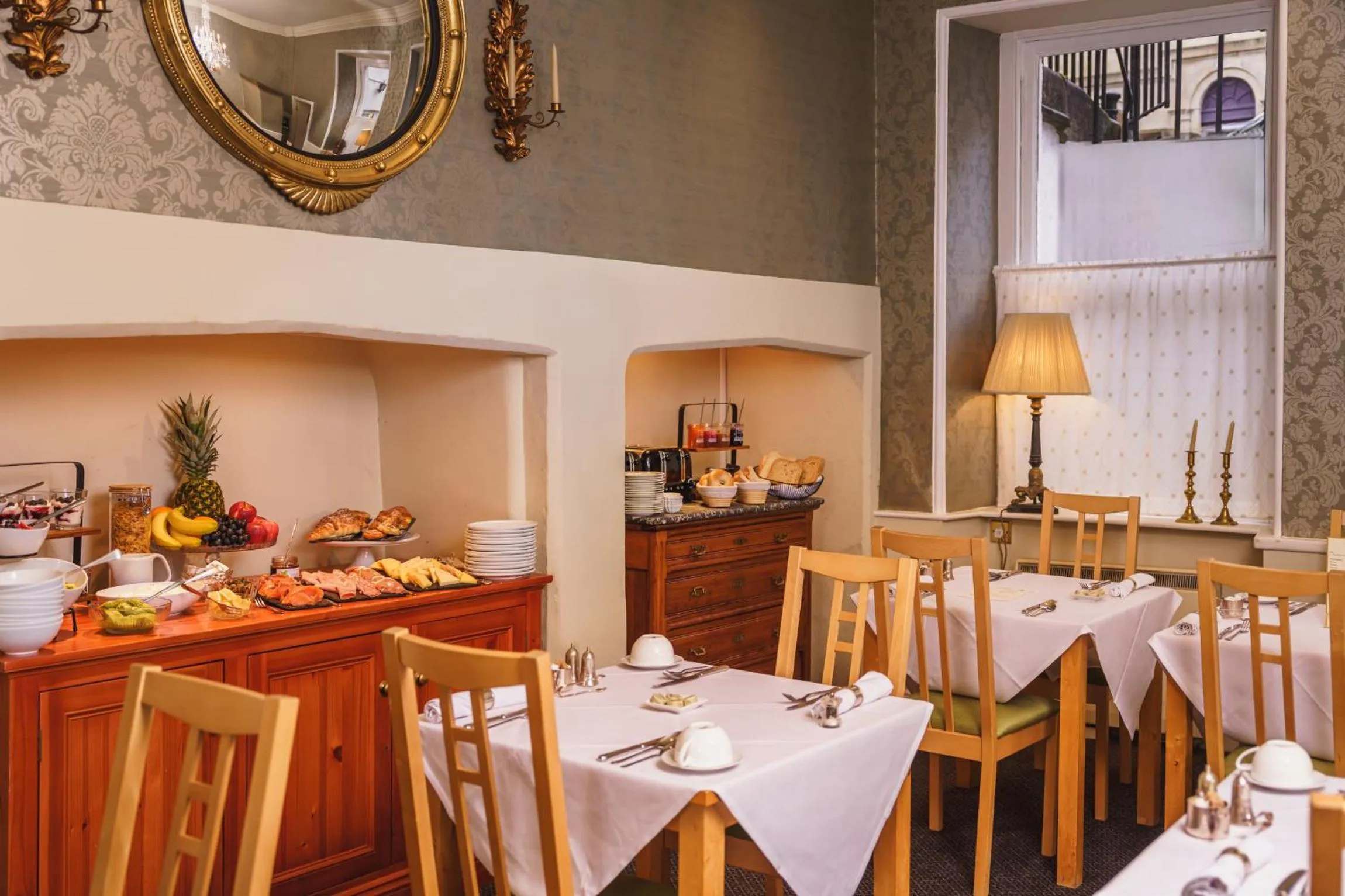 Dining area in The Kennard