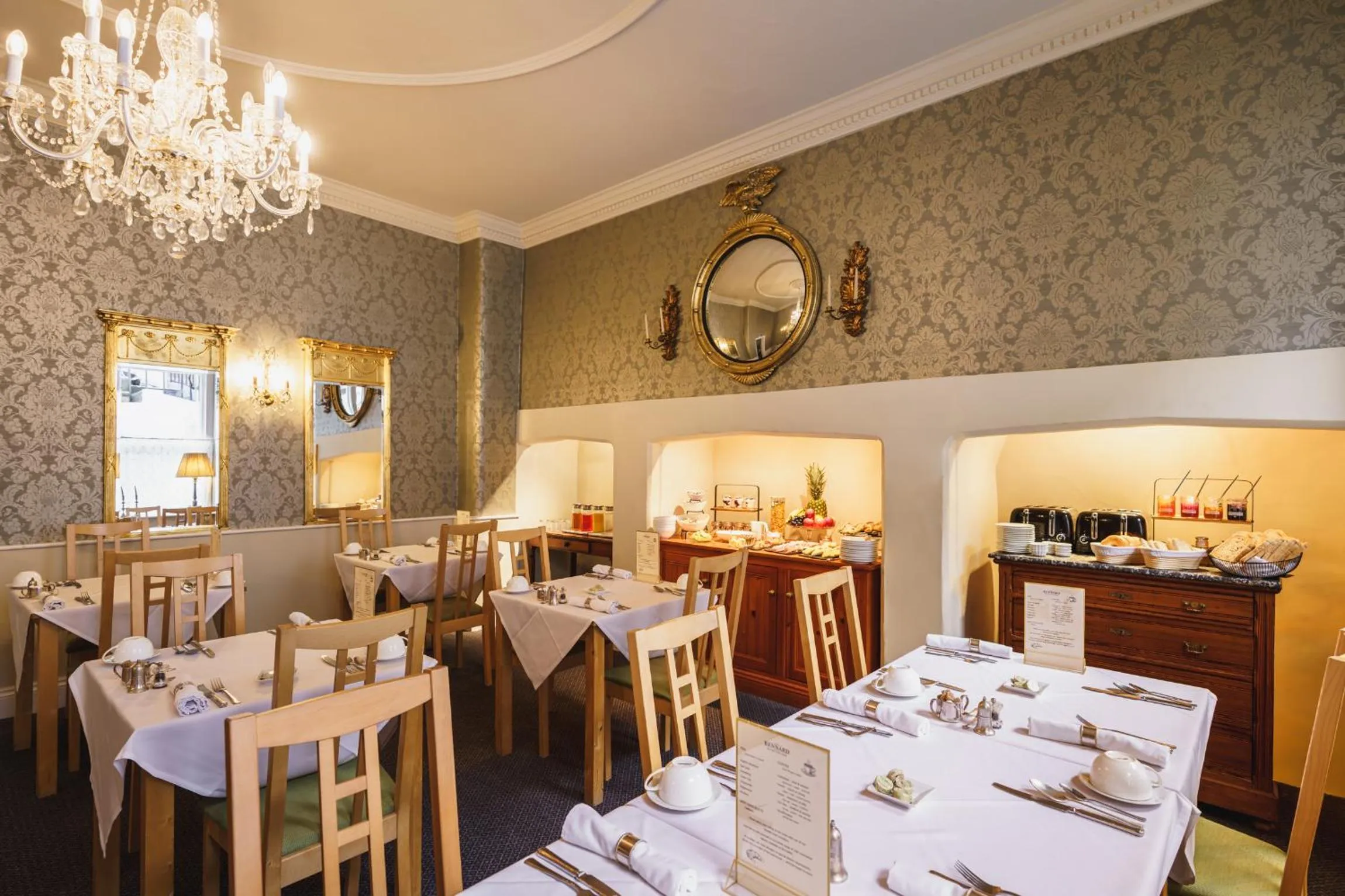 Dining area in The Kennard