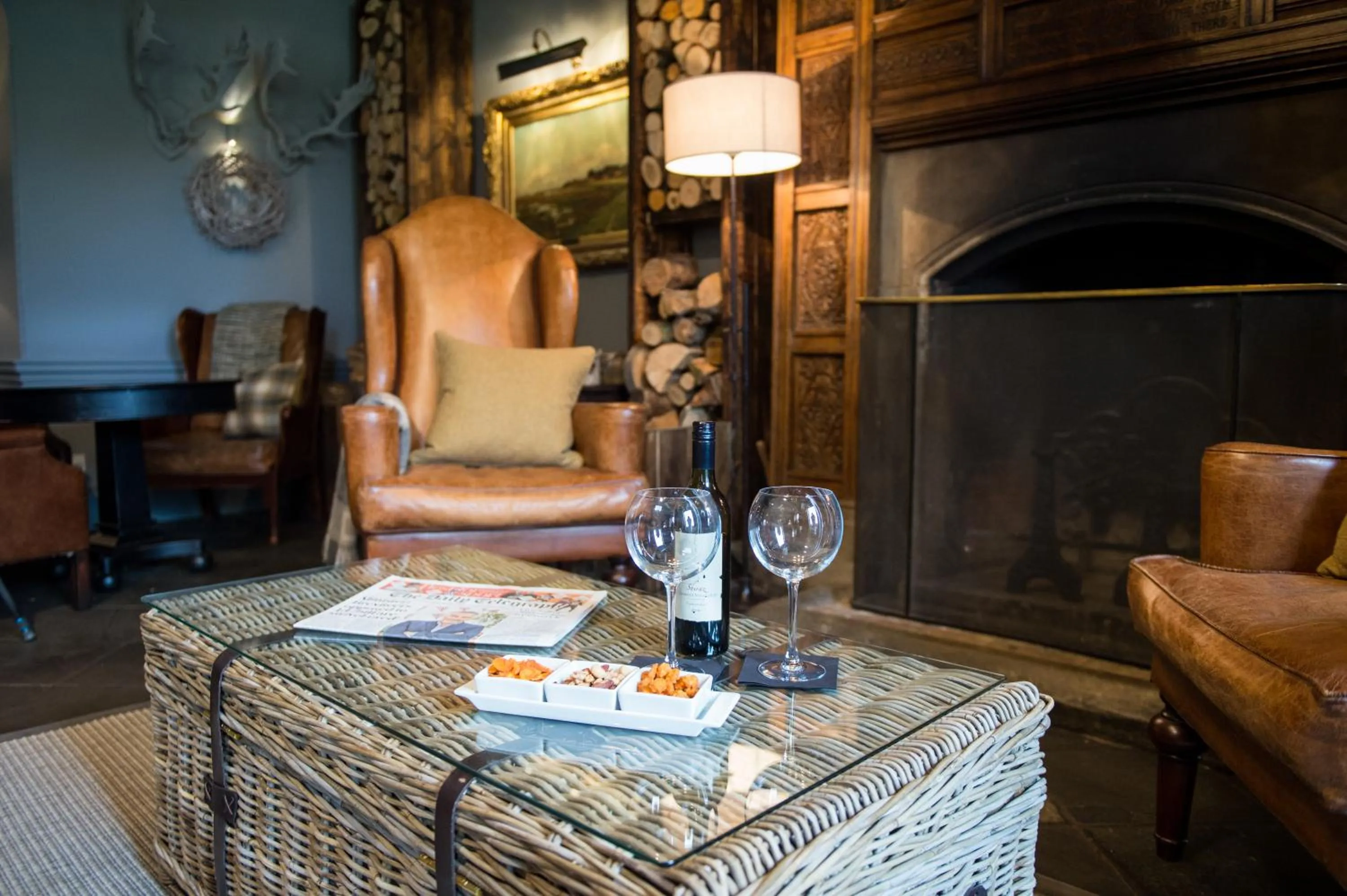 Communal lounge/ TV room in The Elms Hotel & Spa