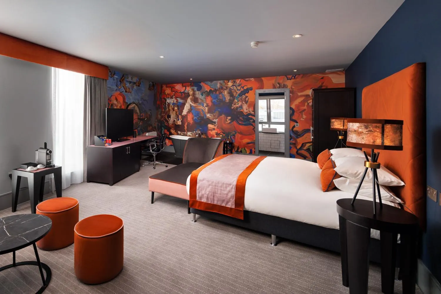 Bedroom, Bed in Malmaison Aberdeen