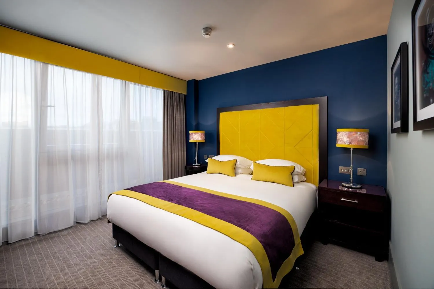 Bedroom, Bed in Malmaison Aberdeen