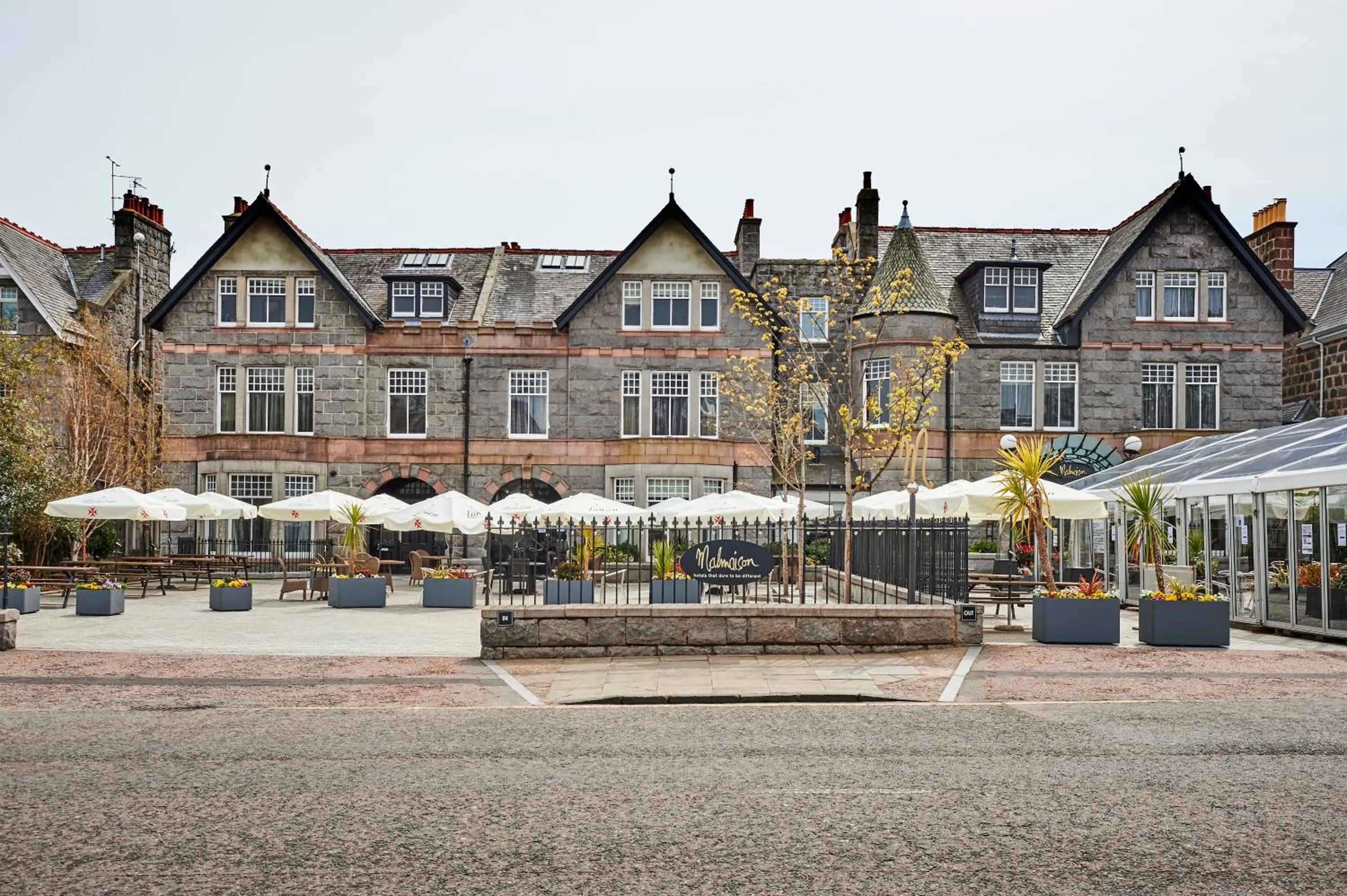 Facade/entrance in Malmaison Aberdeen