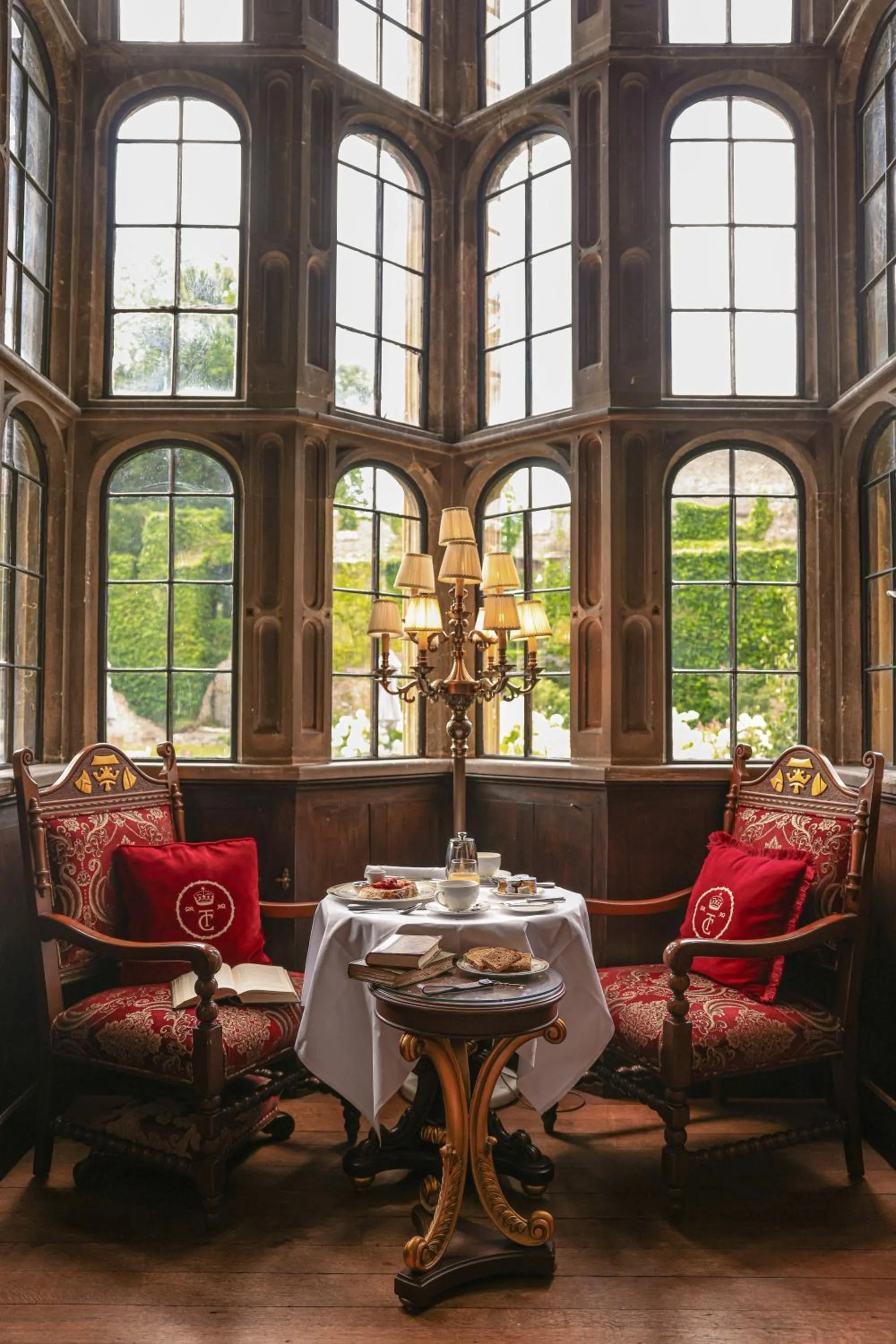 Dining area in Thornbury Castle - A Relais & Chateaux Hotel