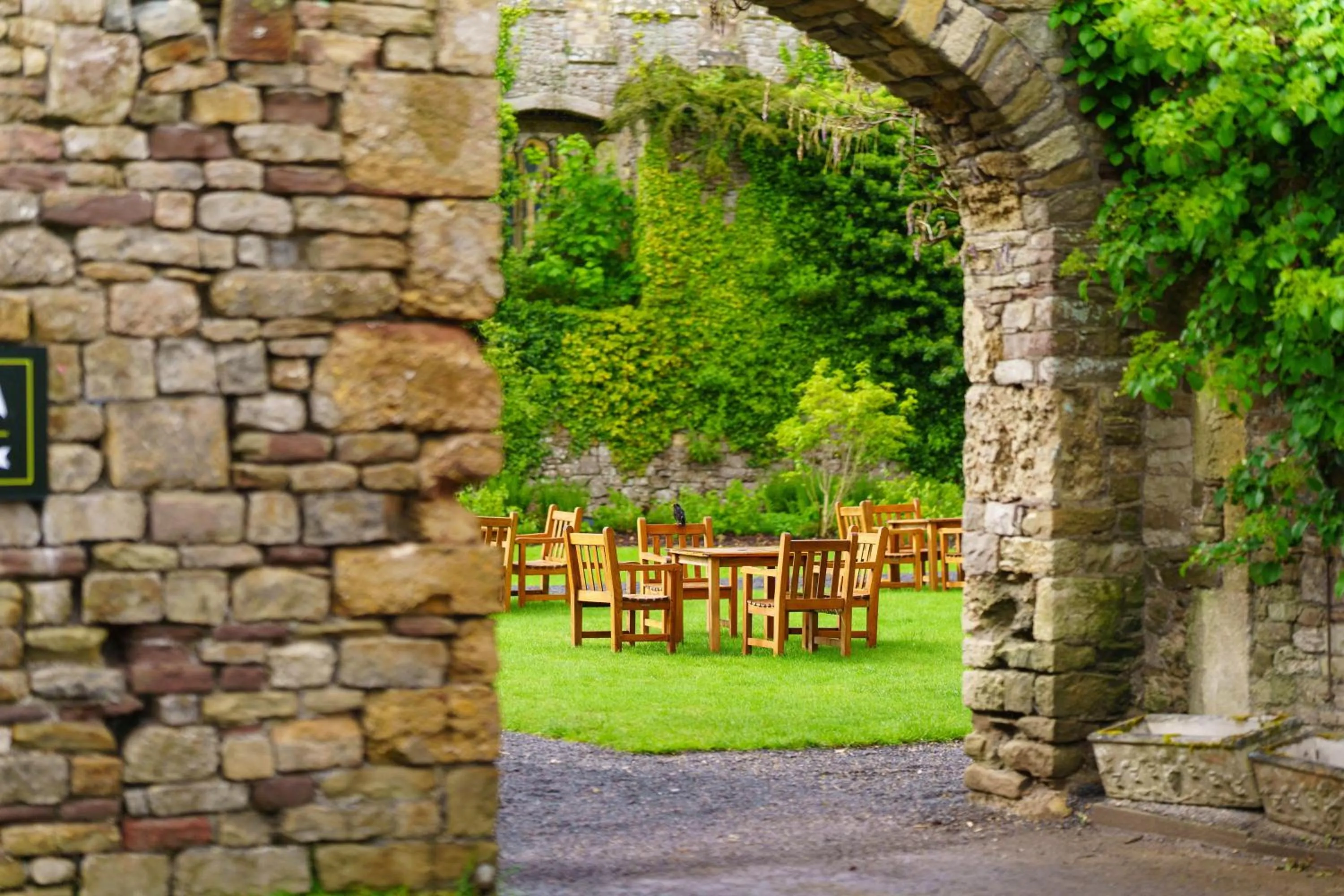 Garden in Thornbury Castle - A Relais & Chateaux Hotel