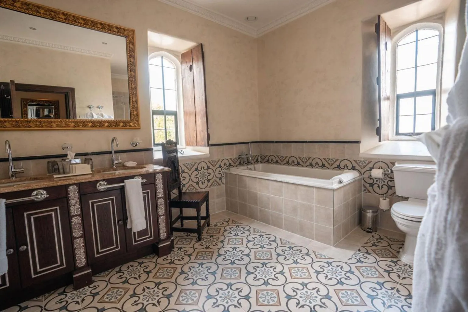 Bathroom in Thornbury Castle - A Relais & Chateaux Hotel