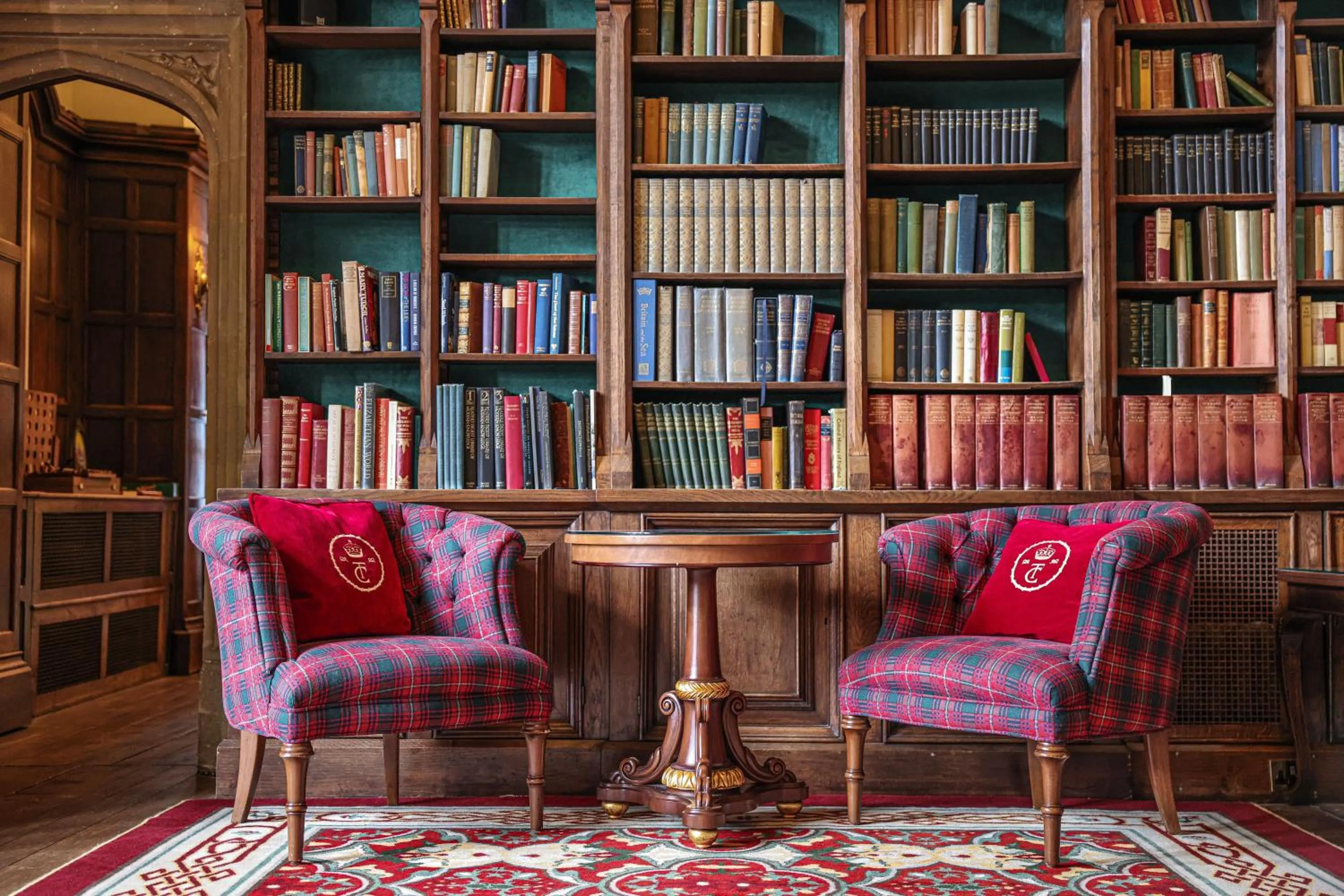 Library in Thornbury Castle - A Relais & Chateaux Hotel