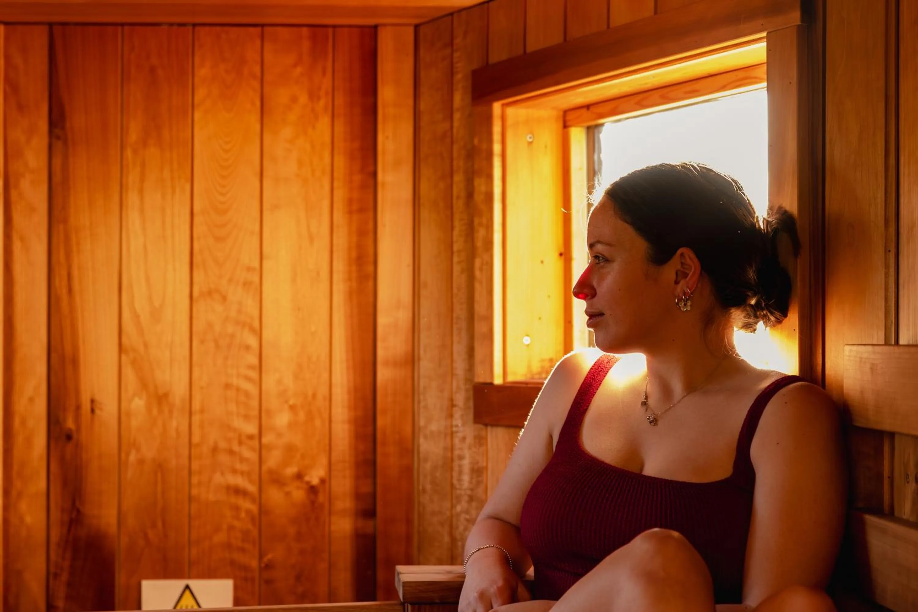 Sauna in Fowey Hall Hotel