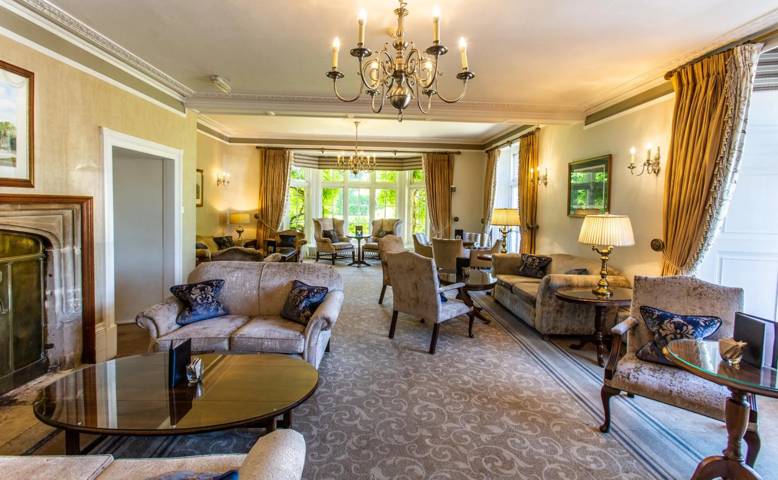 Communal lounge/ TV room in The Greenway Hotel & Spa