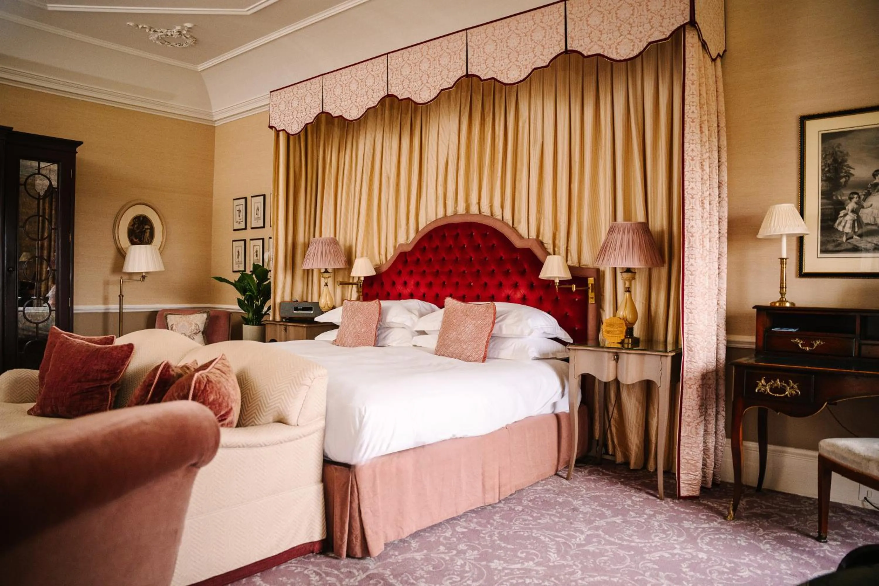 Bed in Cliveden House - an Iconic Luxury Hotel