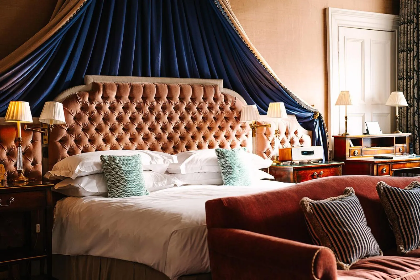 Bedroom, Bed in Cliveden House - an Iconic Luxury Hotel