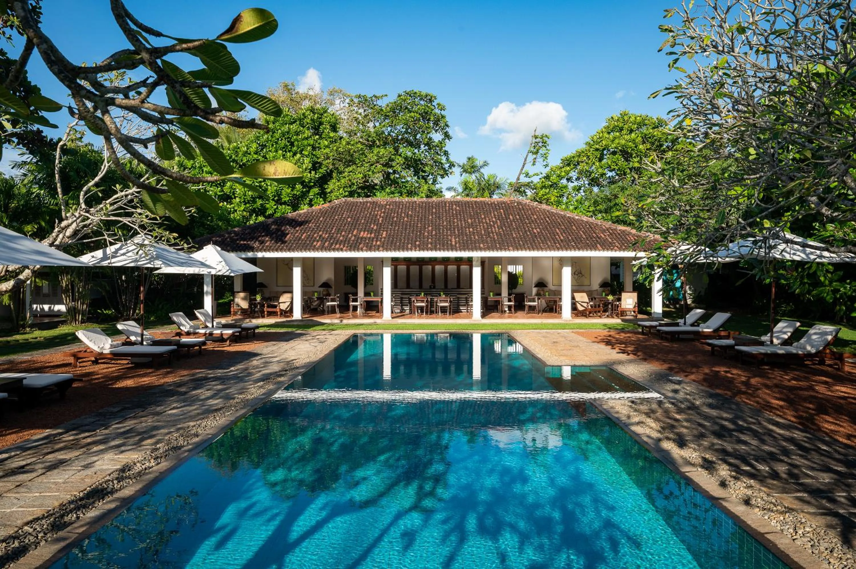 Swimming pool in Nyne Hotels Rock Villa - Bentota