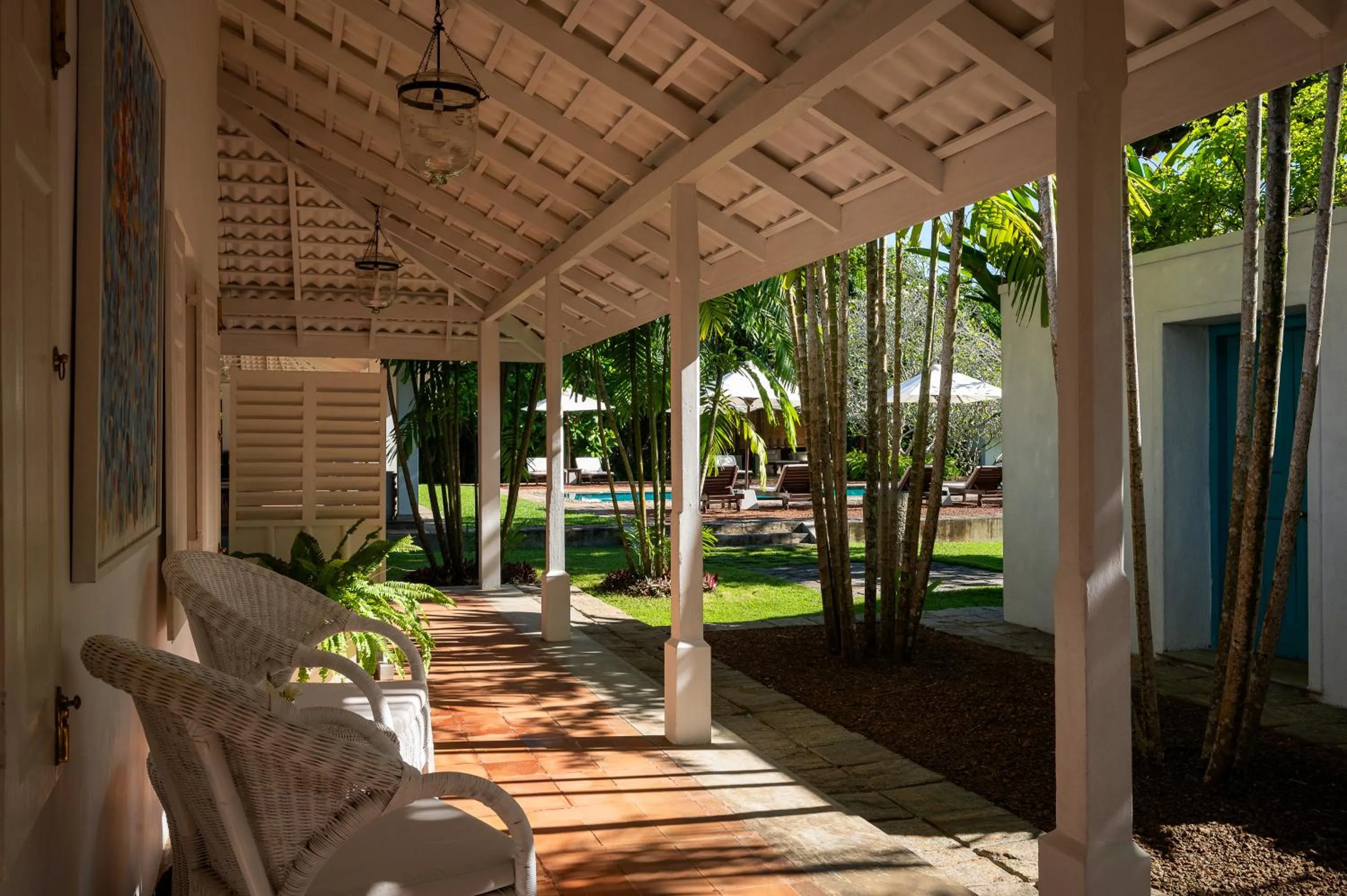 Garden in Nyne Hotels Rock Villa - Bentota