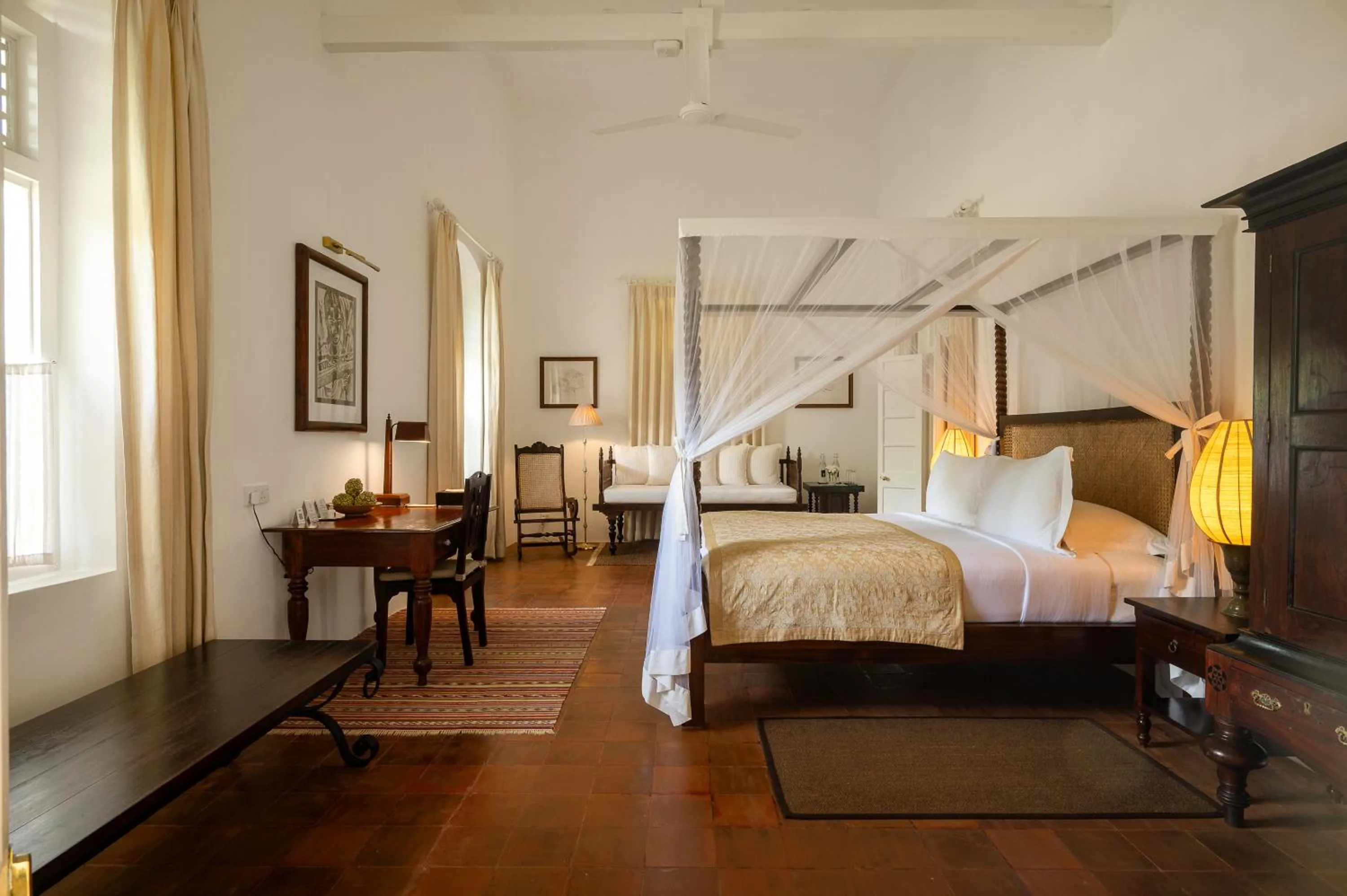 Bed in Nyne Hotels Rock Villa - Bentota