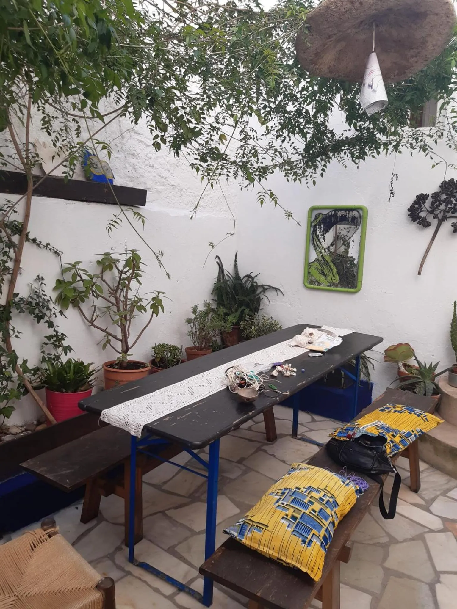 Dining area in Olive Hostel Lagos