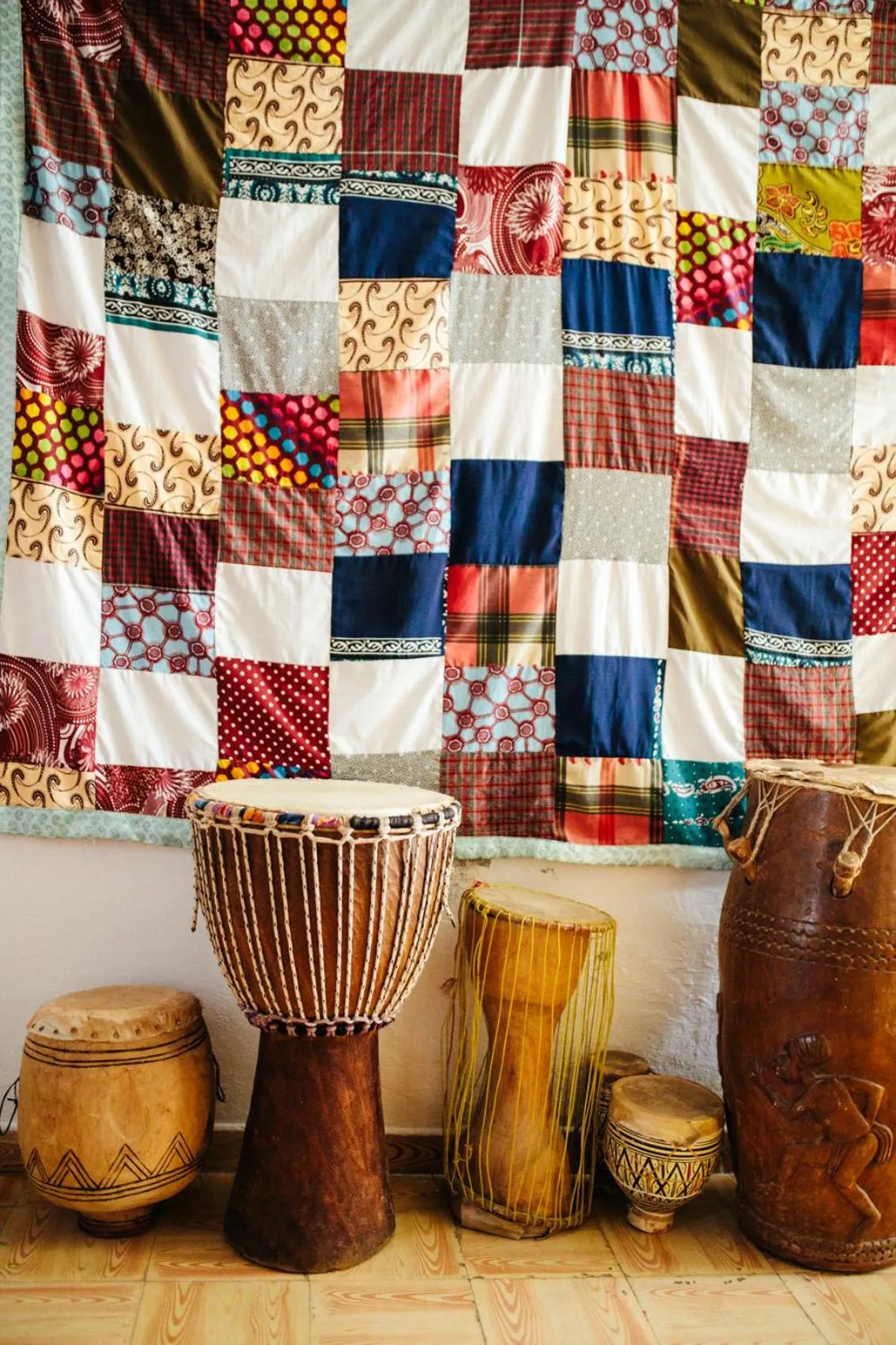 Decorative detail in Olive Hostel Lagos