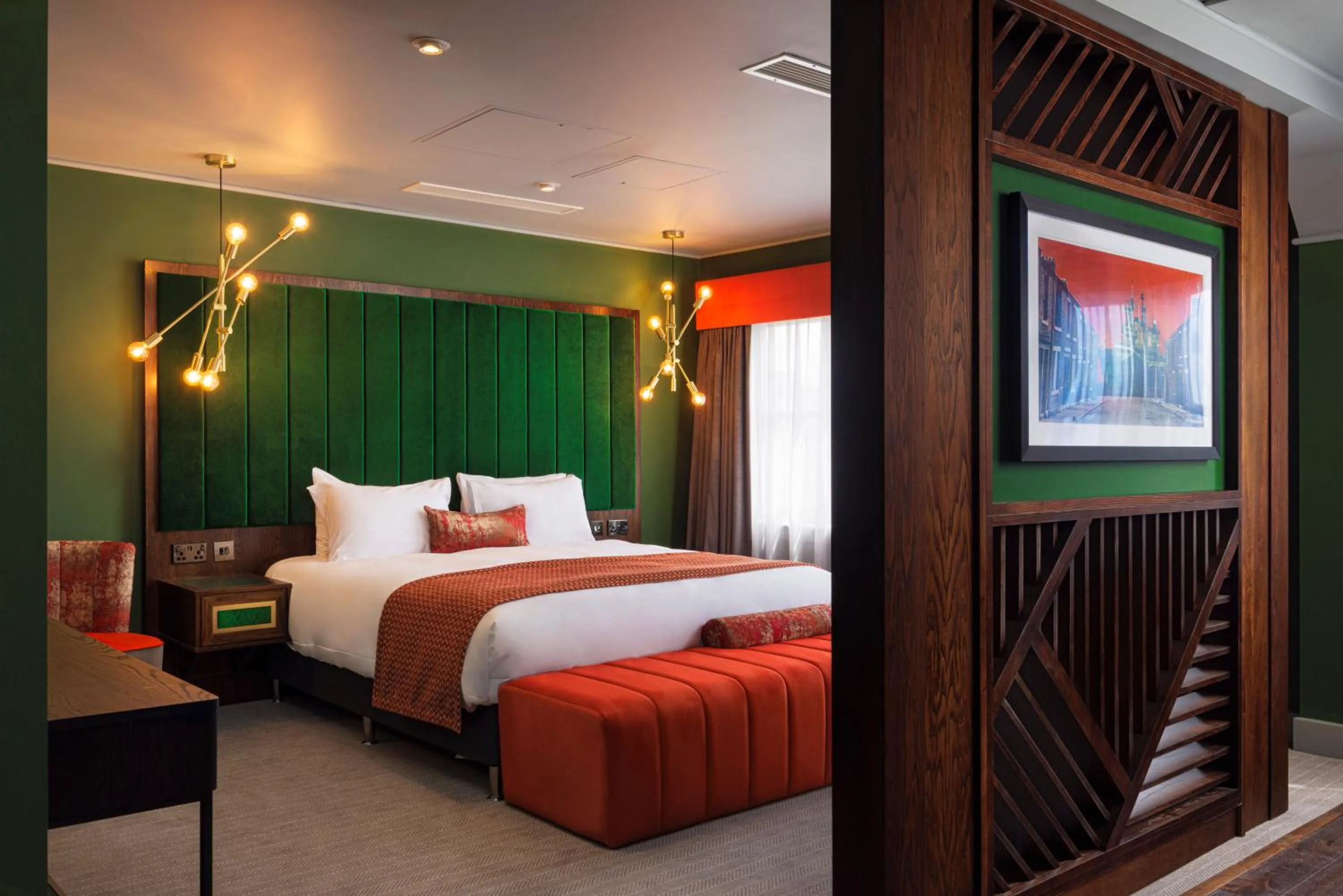 Bedroom, Bed in Malmaison Newcastle